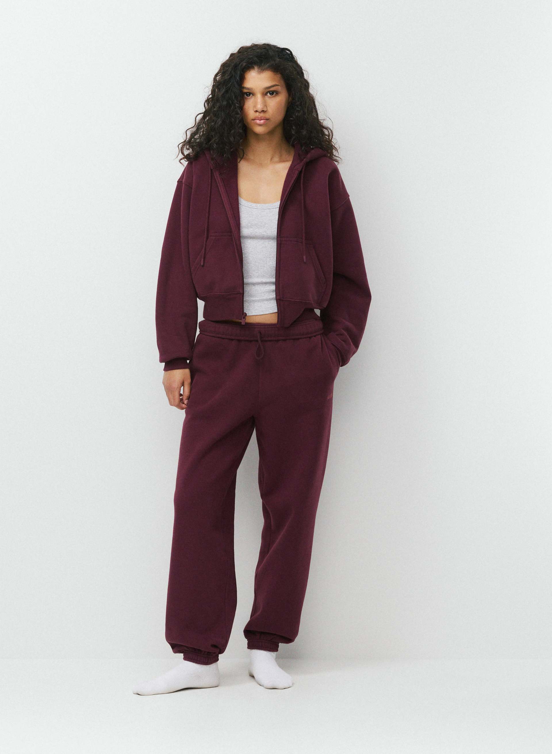 パーティー！DECEMBERMAY Cozy fleece Jacket Cozy Sweatfleece Boyfriend Boxy Zip Hoodie | Aritzia US