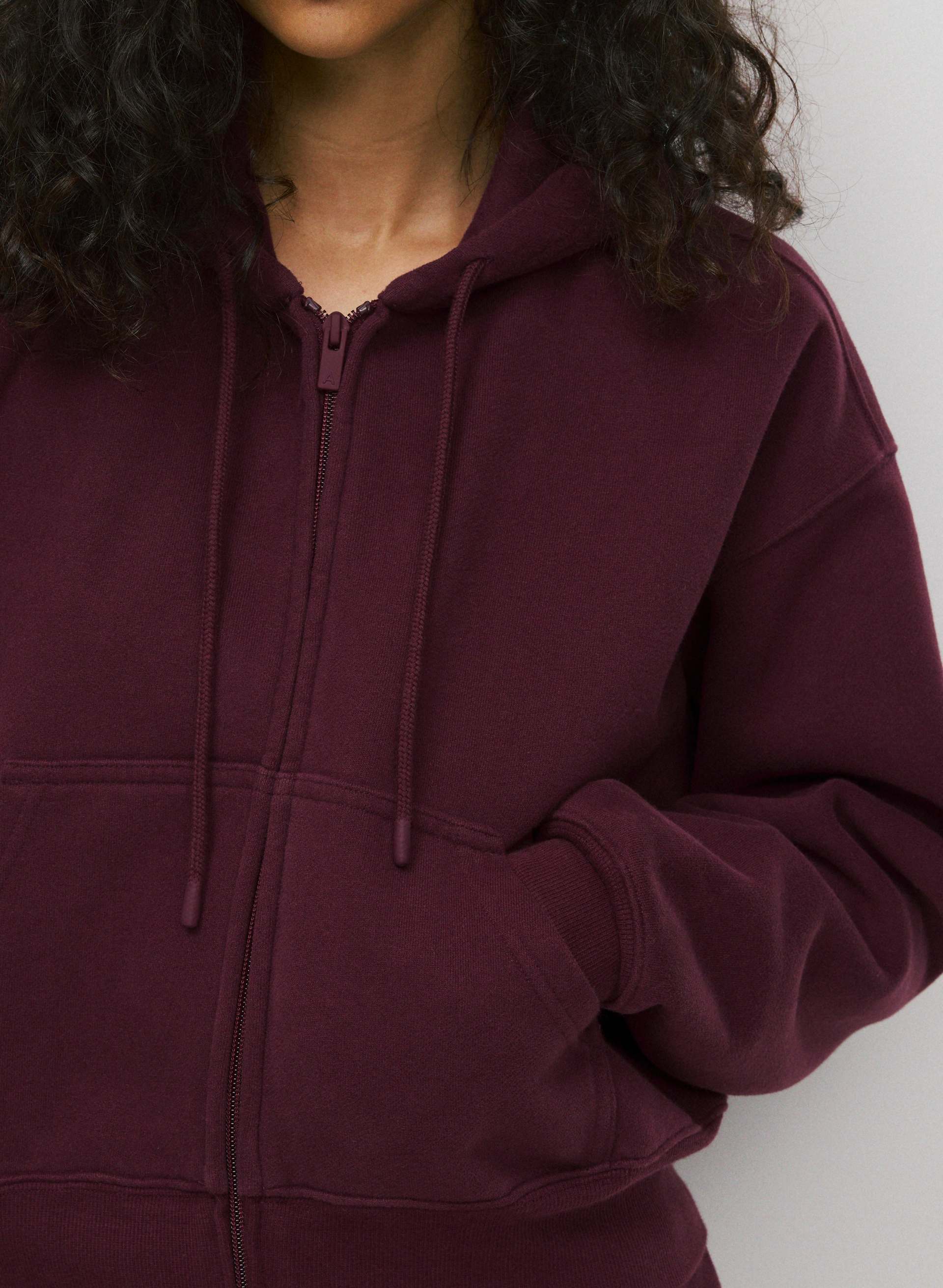 Cozy Sweatfleece Boyfriend Boxy Zip Hoodie | Aritzia CA