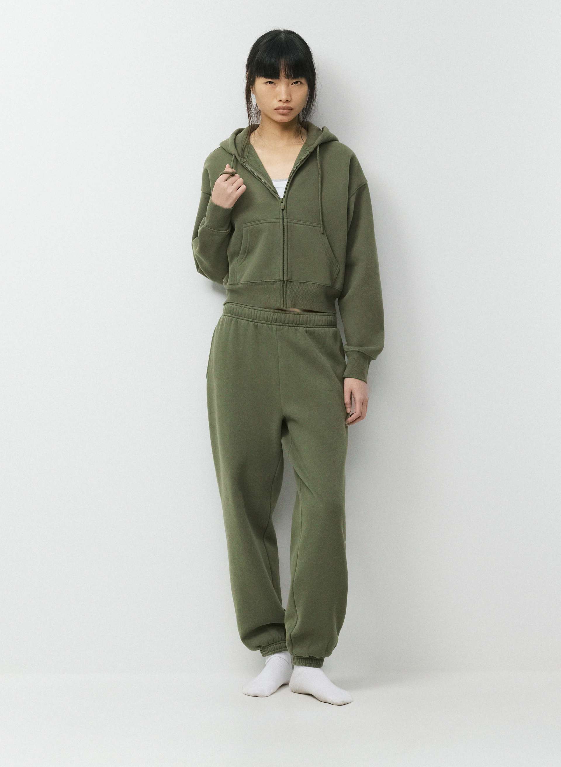 COZY SWEATFLEECE BOYFRIEND BOXY ZIP HOODIE - Fan-favourite boxy fleece zip hoodie. 