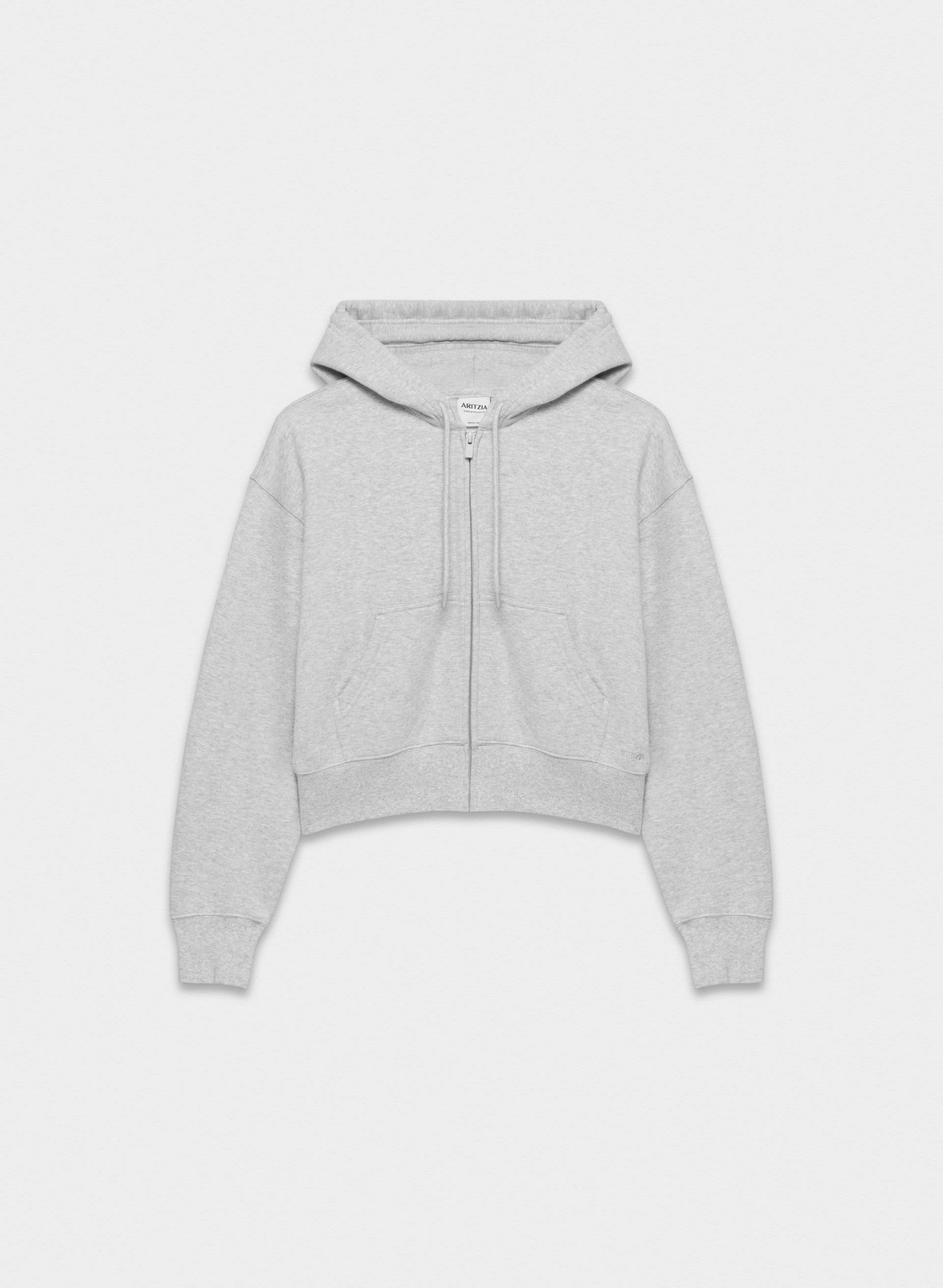 COZY SWEATFLEECE BOYFRIEND BOXY ZIP HOODIE | Aritzia