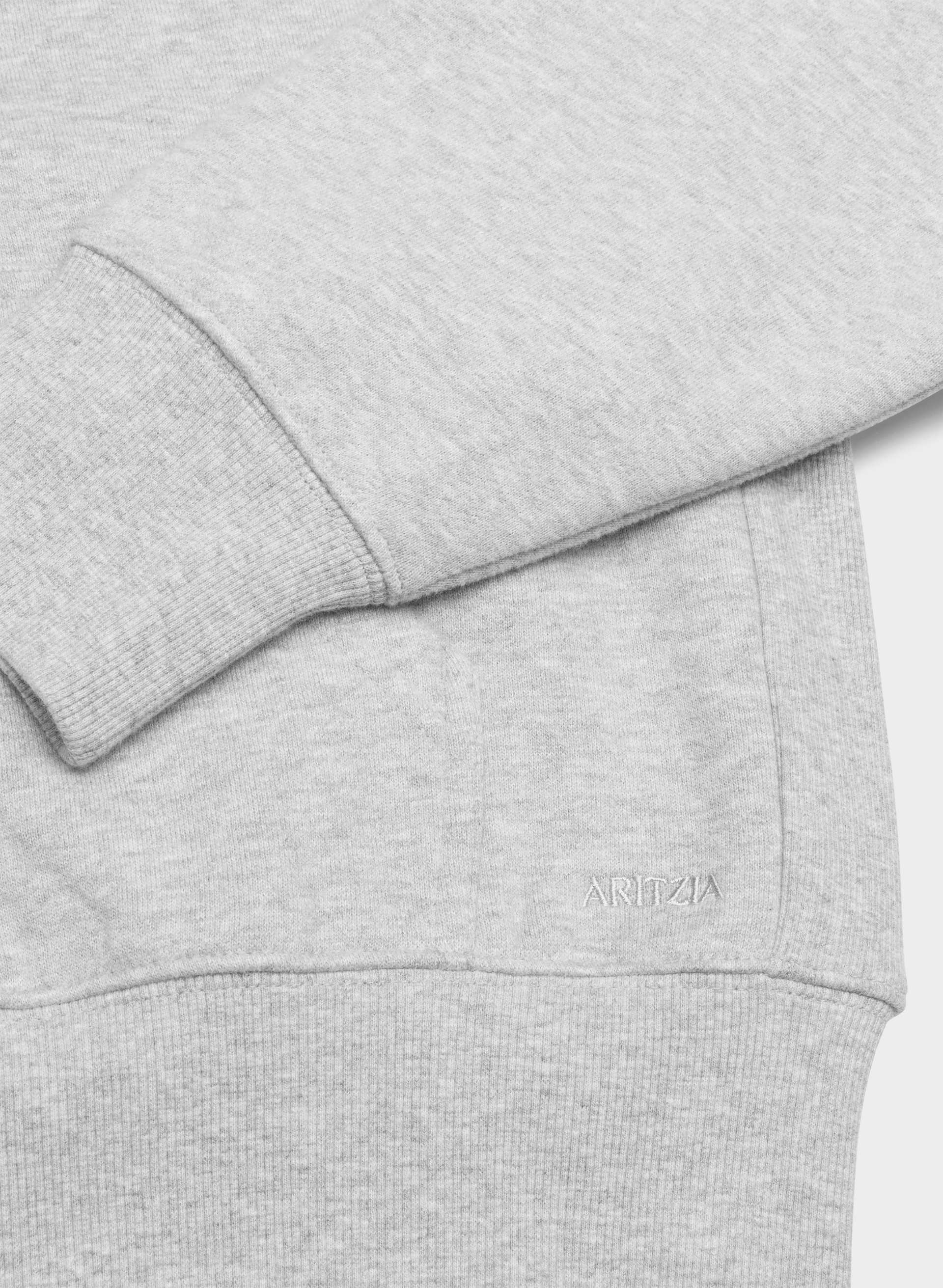 COZY SWEATFLEECE BOYFRIEND BOXY ZIP HOODIE | Aritzia