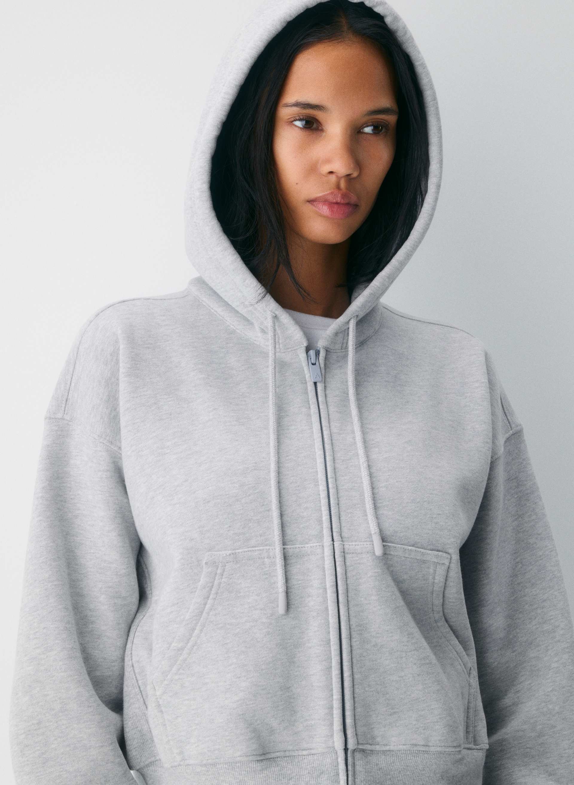 Cozy Sweatfleece Boyfriend Boxy Zip Hoodie | Aritzia US