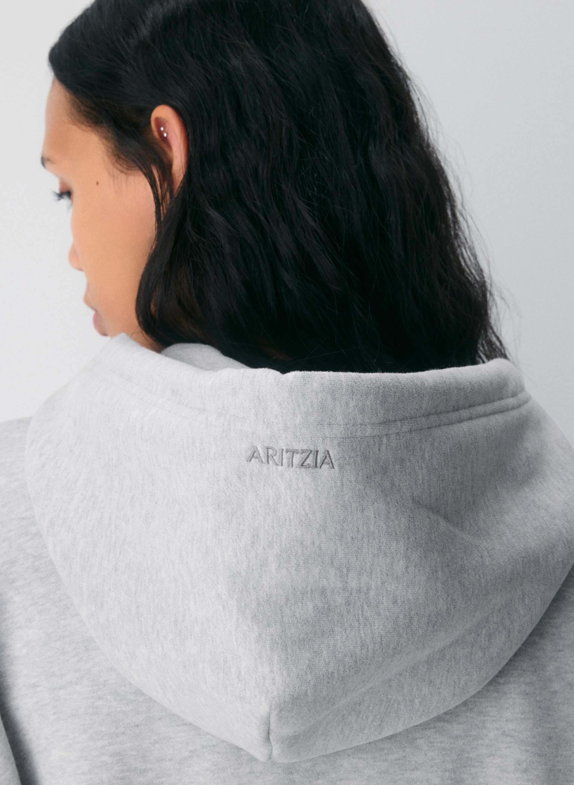 COZY SWEATFLEECE BOYFRIEND BOXY ZIP HOODIE | Aritzia