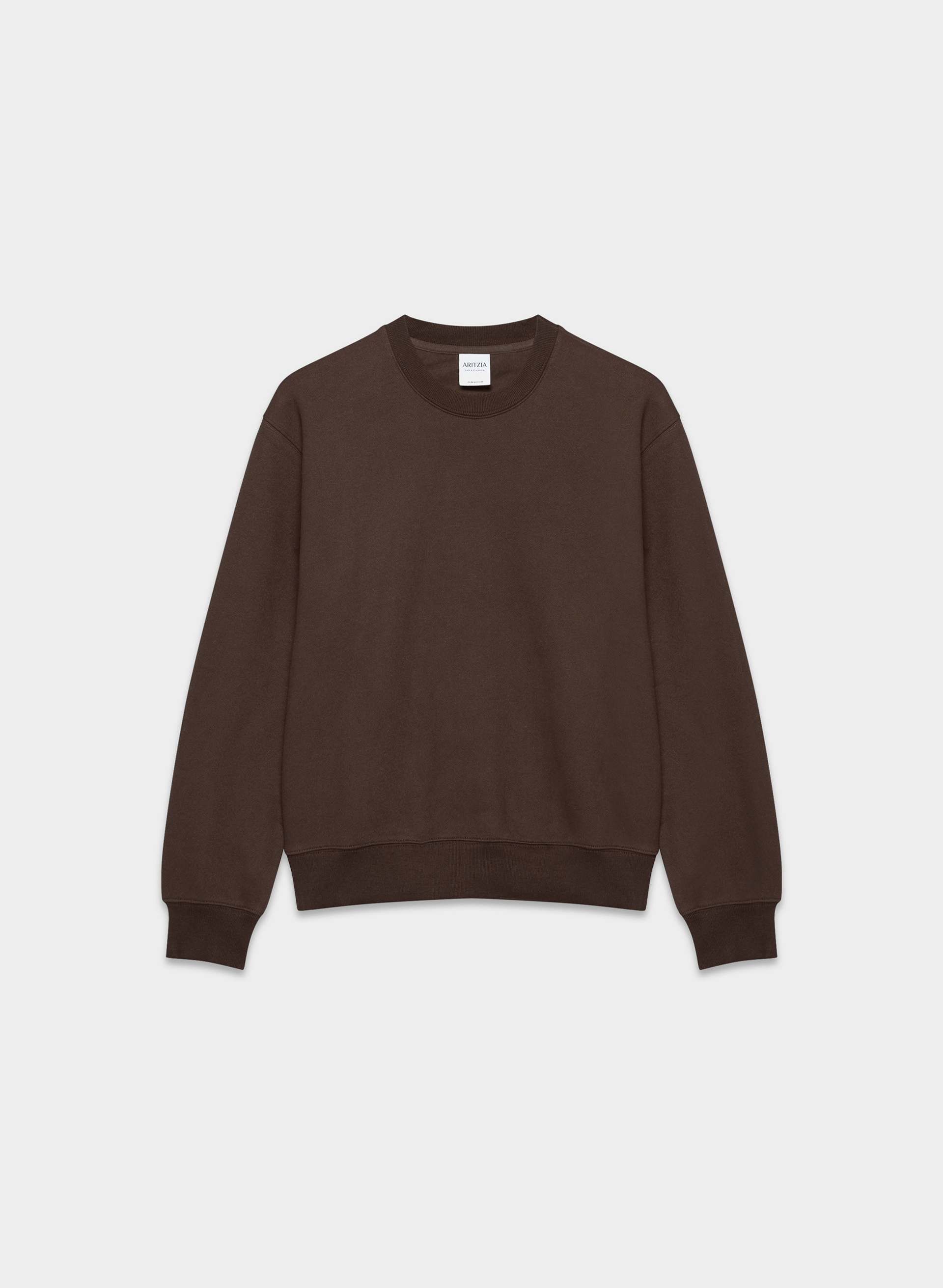 COZY SWEATFLEECE PERFECT CREW SWEATSHIRT | Aritzia