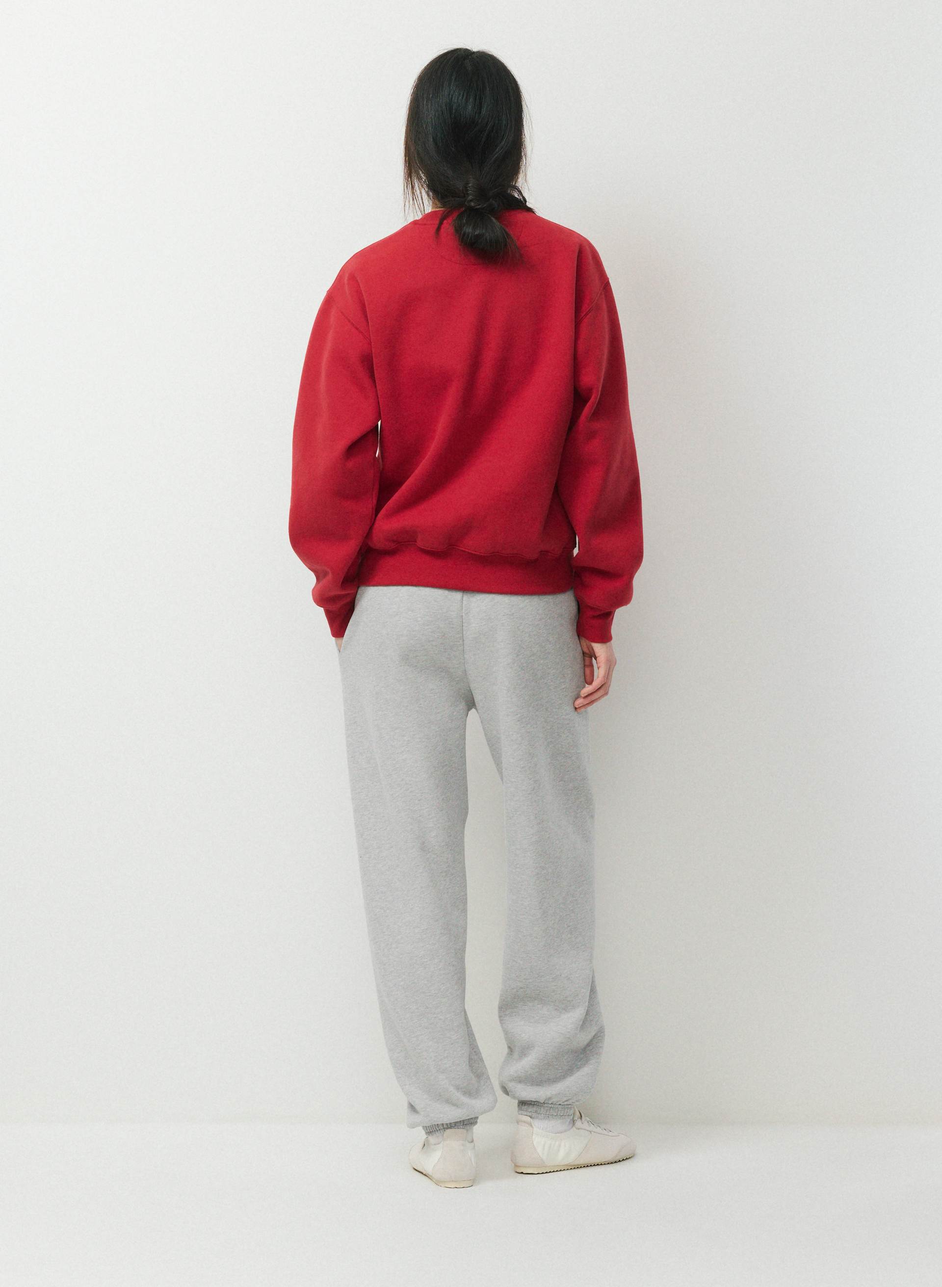 COZY SWEATFLEECE PERFECT CREW SWEATSHIRT | Aritzia