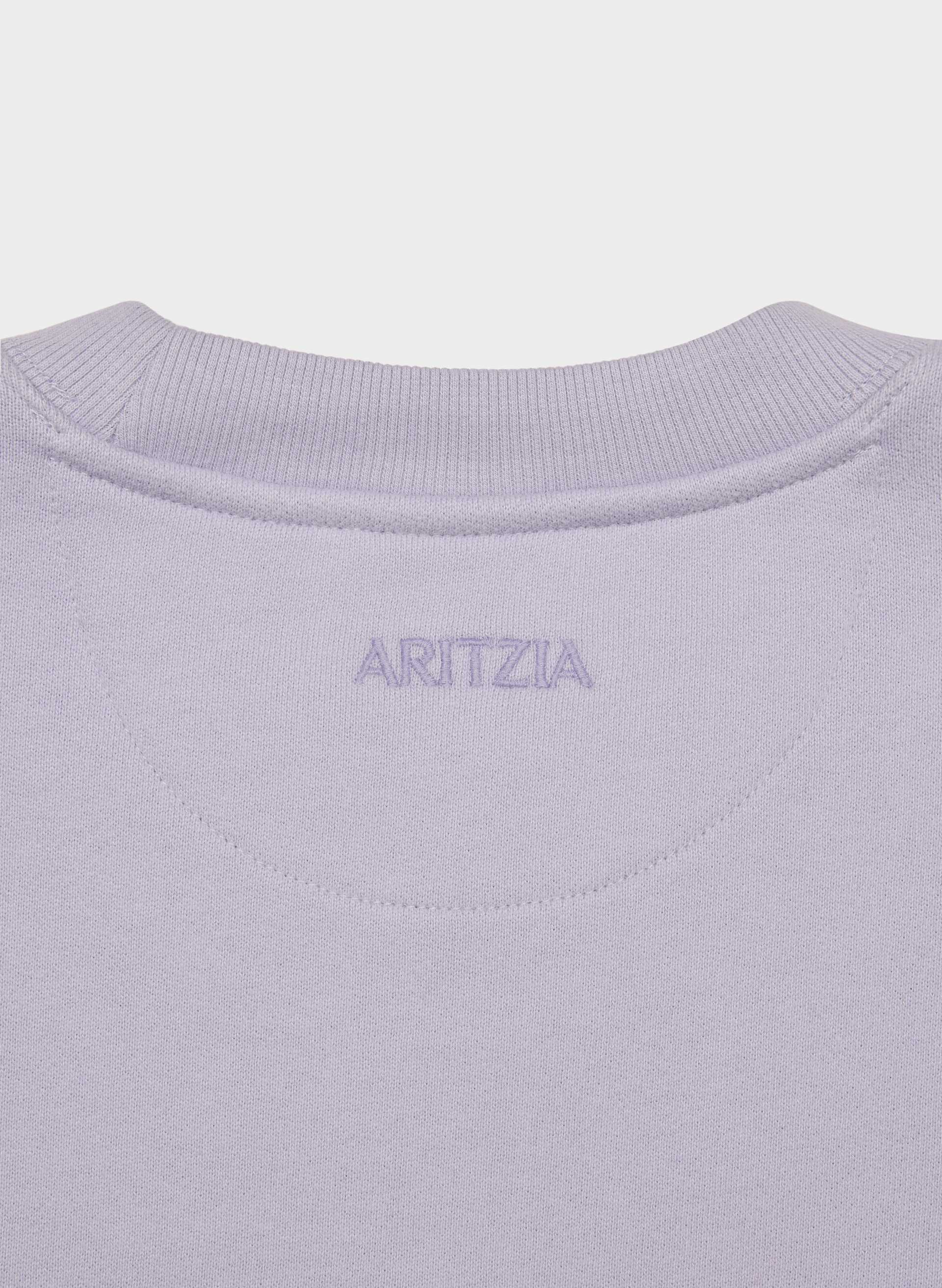 COZY SWEATFLEECE PERFECT CREW SWEATSHIRT | Aritzia