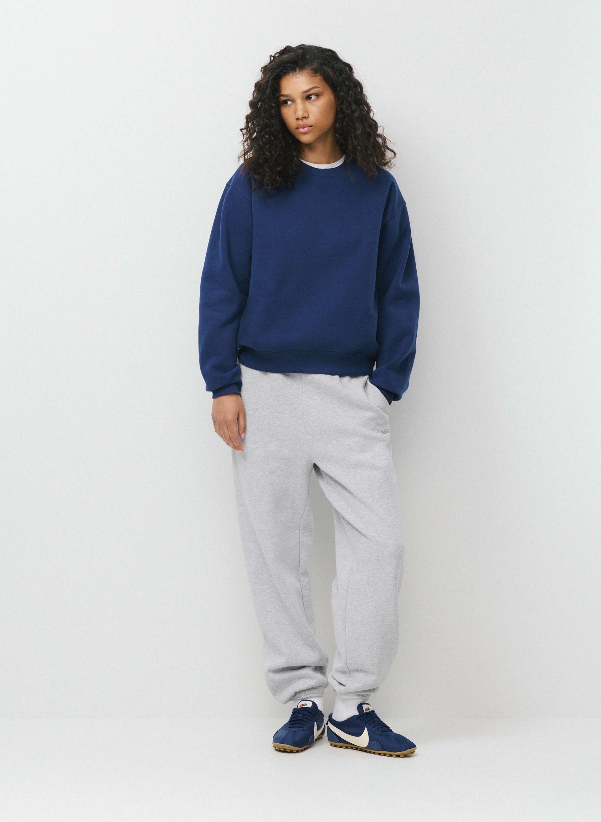COZY SWEATFLEECE PERFECT CREW SWEATSHIRT | Aritzia