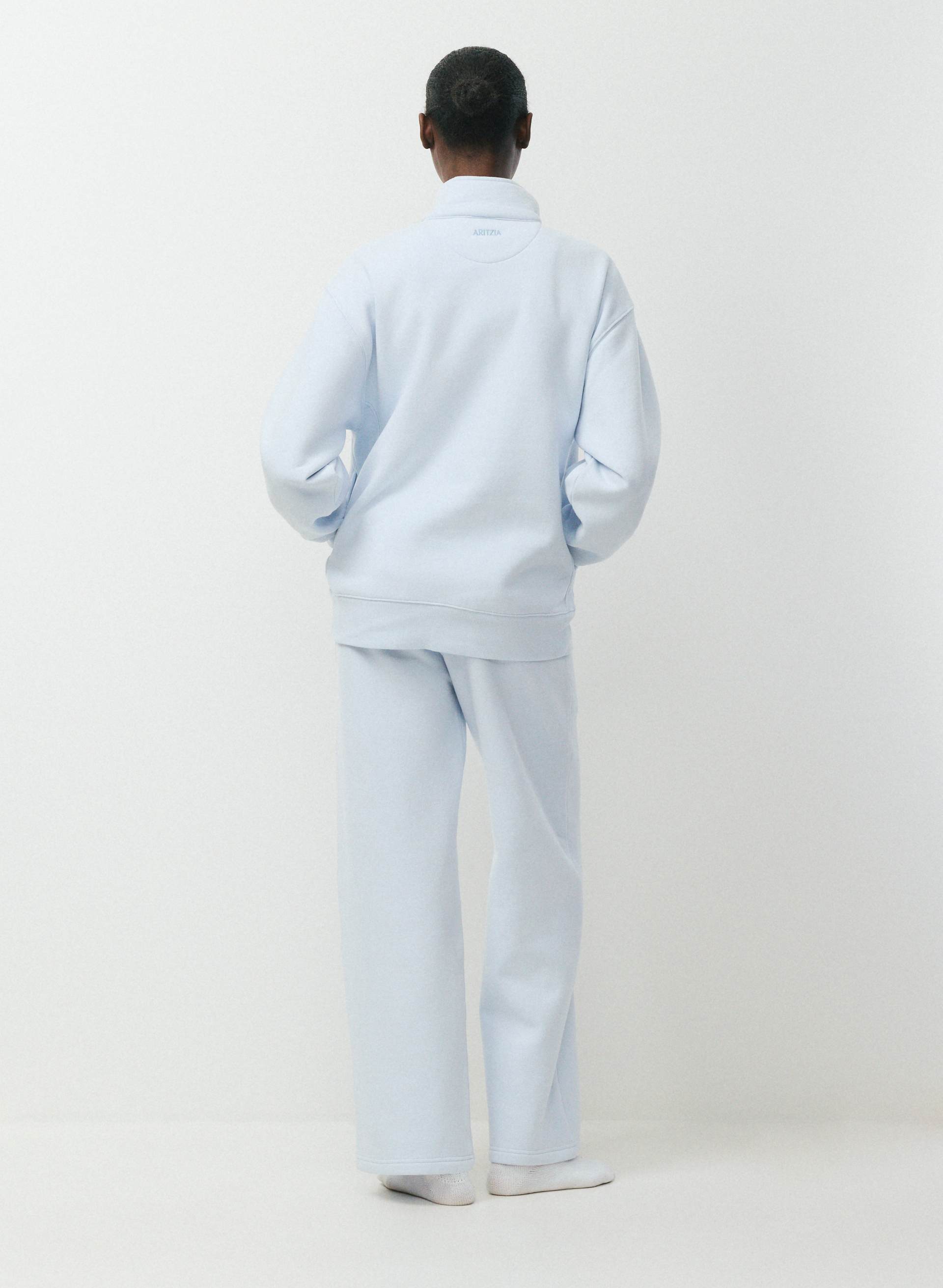 COZY SWEATFLEECE BOYFRIEND 1/2 ZIP | Aritzia