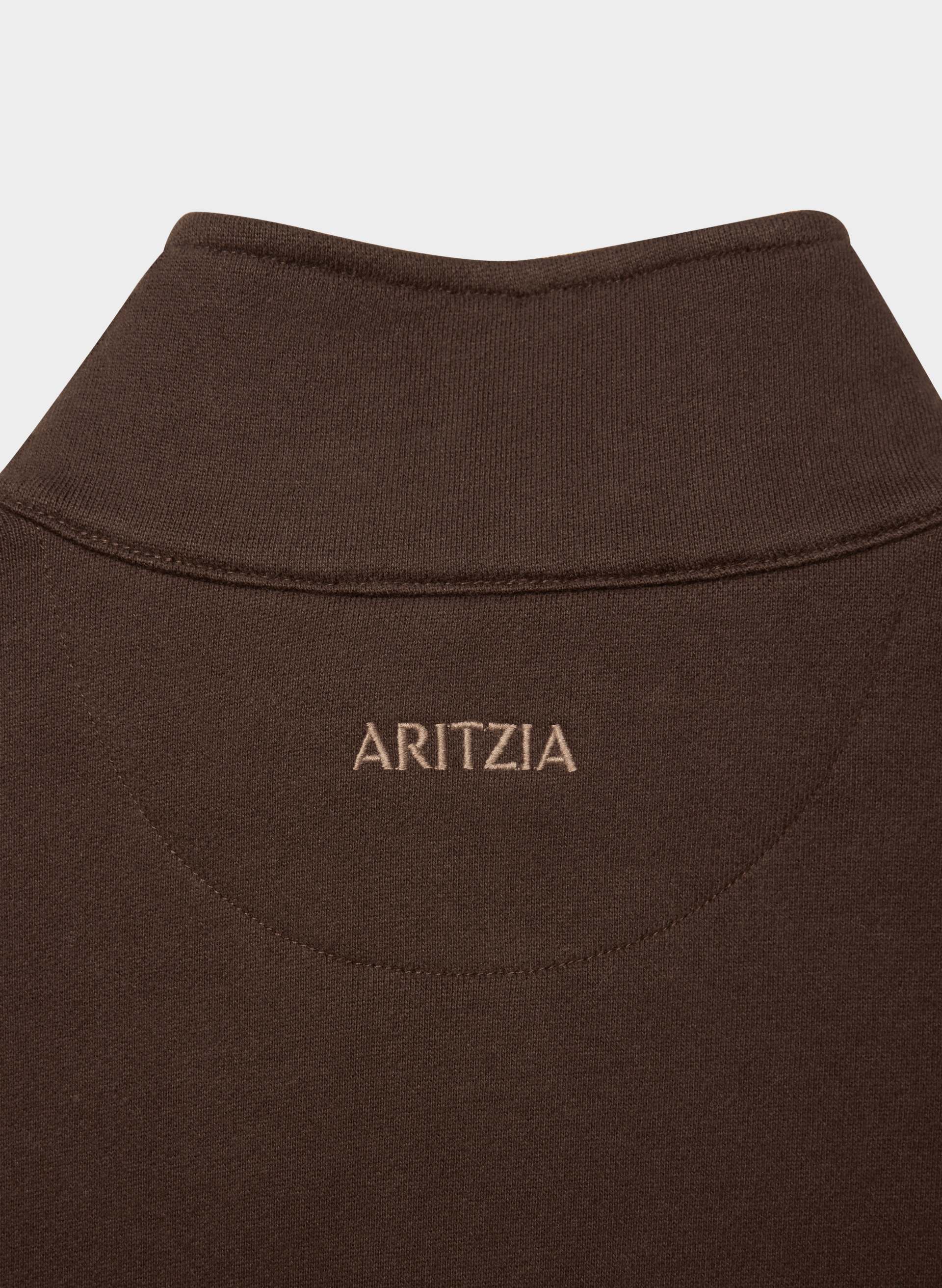 COZY SWEATFLEECE BOYFRIEND 1/2 ZIP | Aritzia