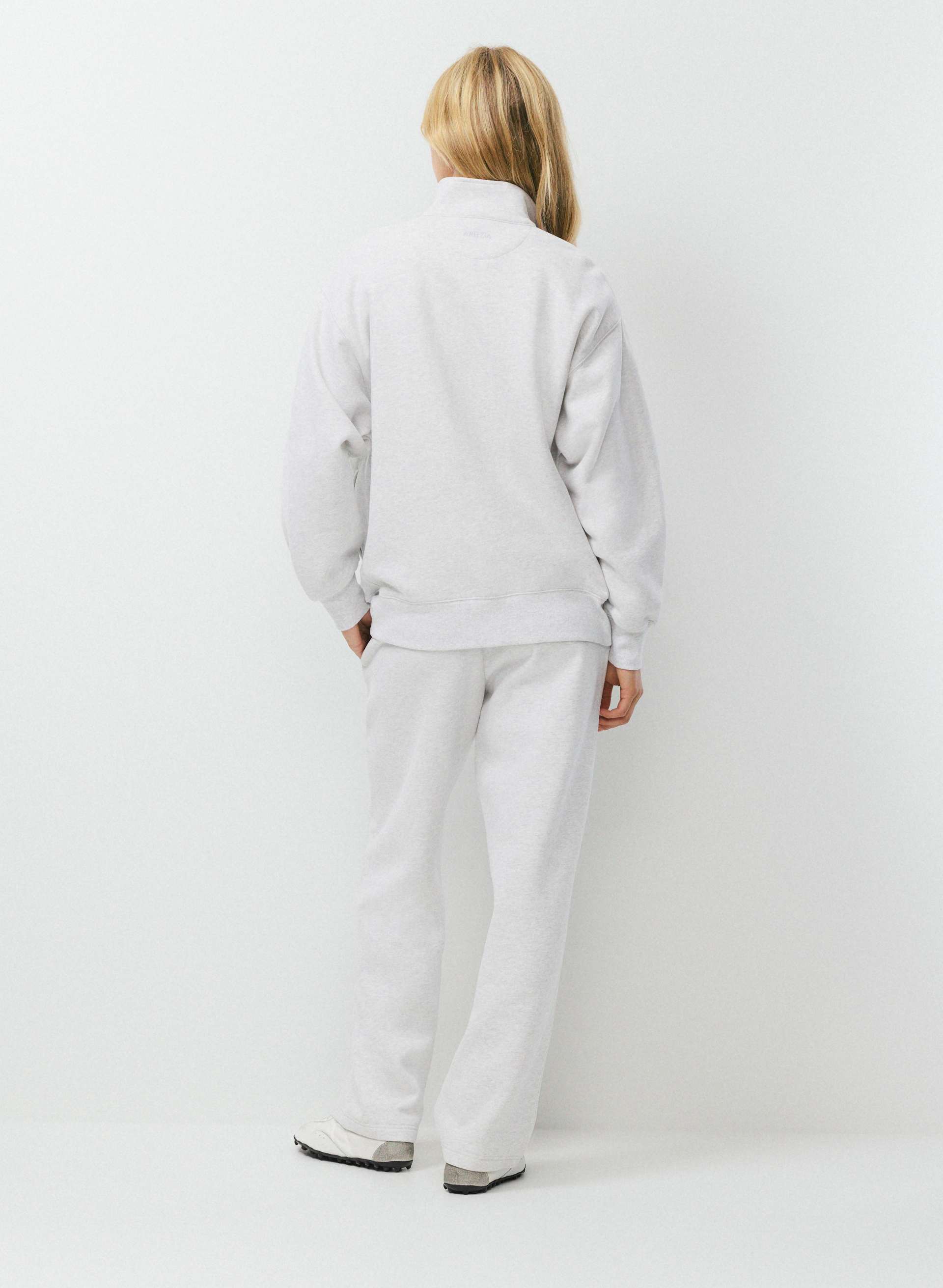 COZY SWEATFLEECE BOYFRIEND 1/2 ZIP | Aritzia