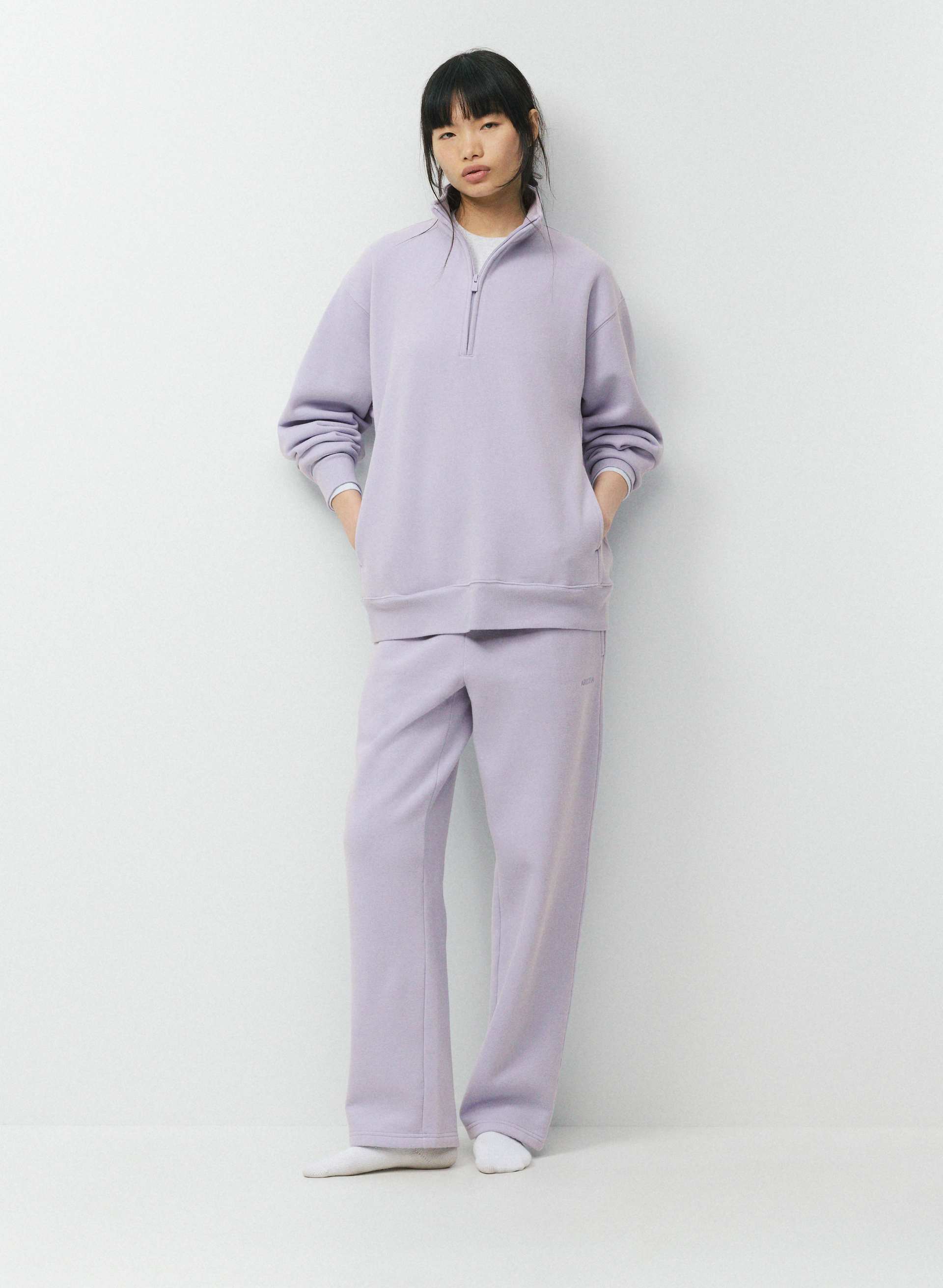 Cozy Sweatfleece Boyfriend 1/2 Zip | Aritzia US