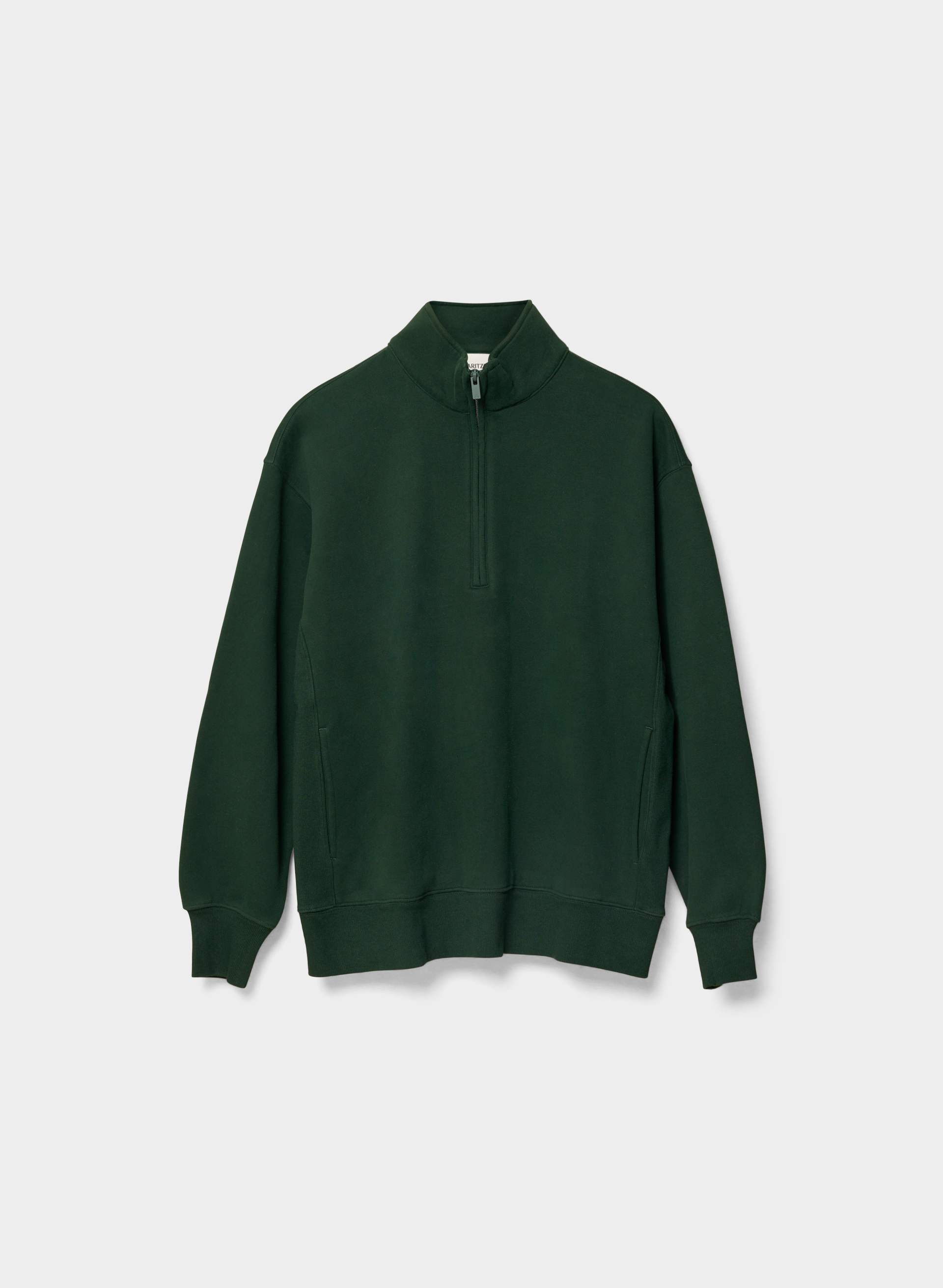 COZY SWEATFLEECE BOYFRIEND 1/2 ZIP | Aritzia