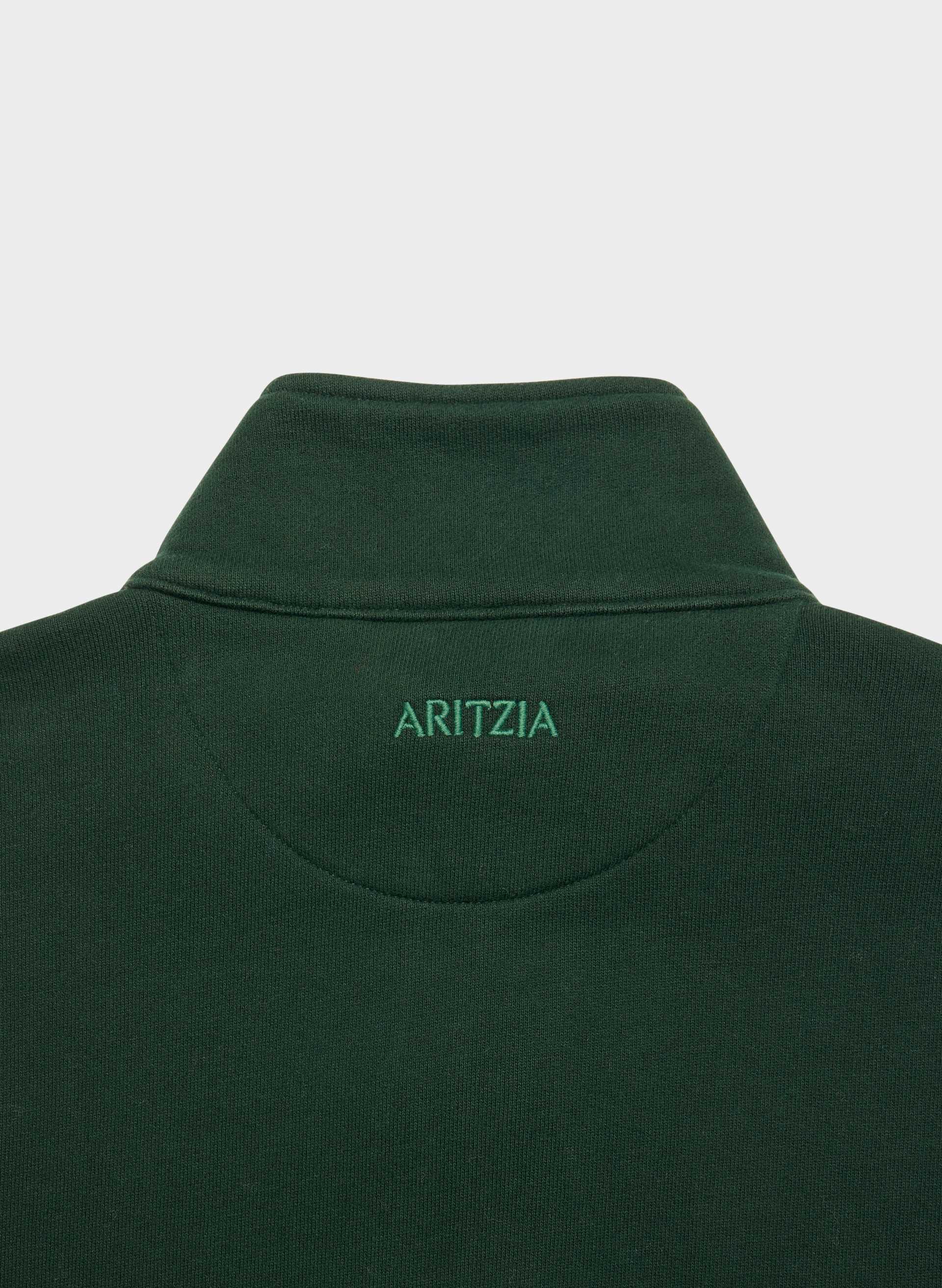 COZY SWEATFLEECE BOYFRIEND 1/2 ZIP | Aritzia
