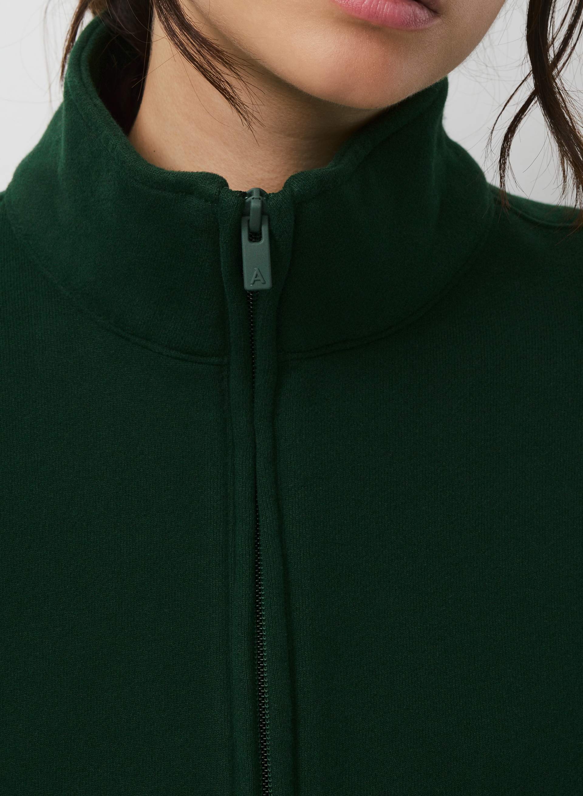 COZY SWEATFLEECE BOYFRIEND 1/2 ZIP | Aritzia
