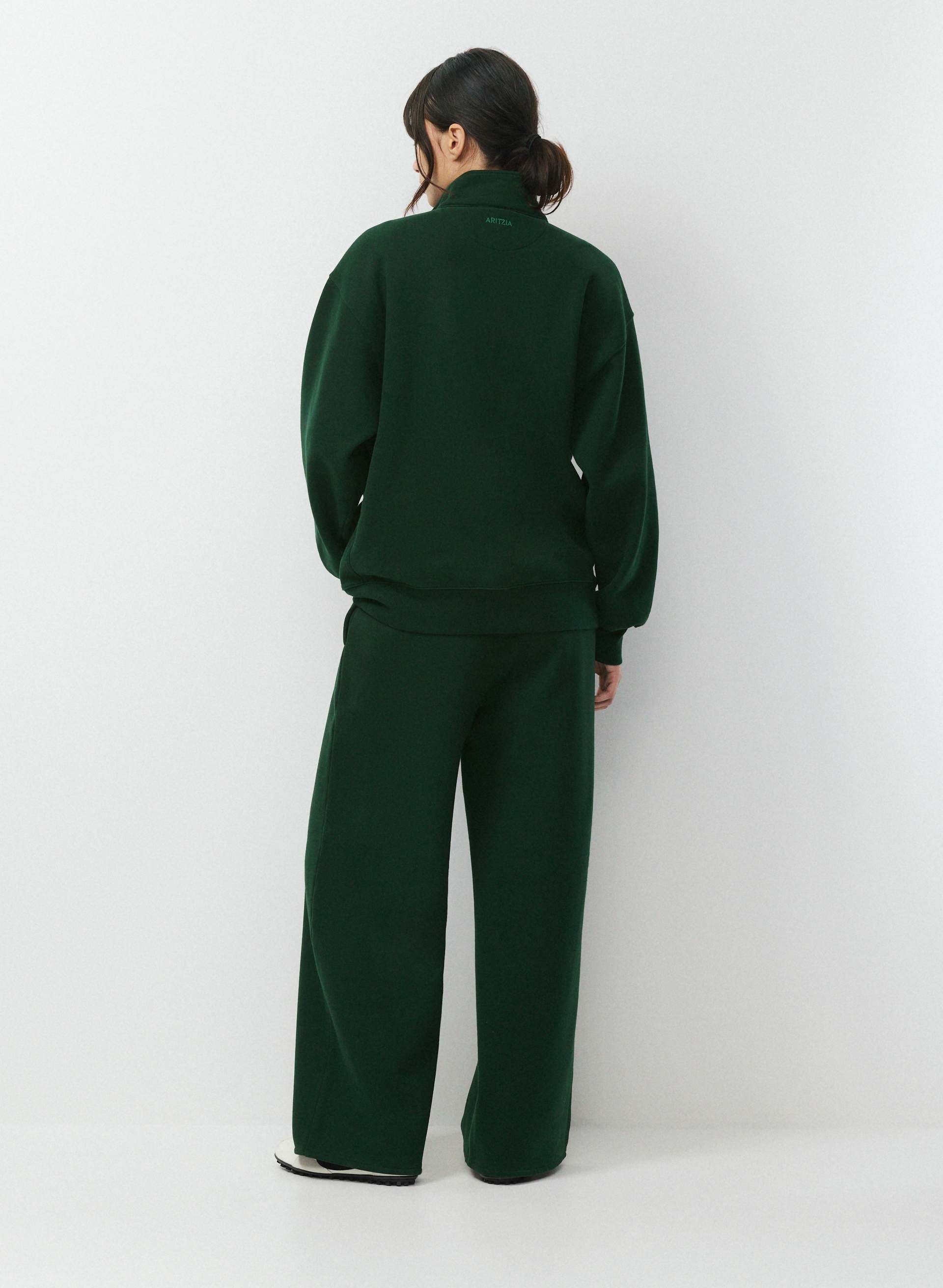 COZY SWEATFLEECE BOYFRIEND 1/2 ZIP | Aritzia