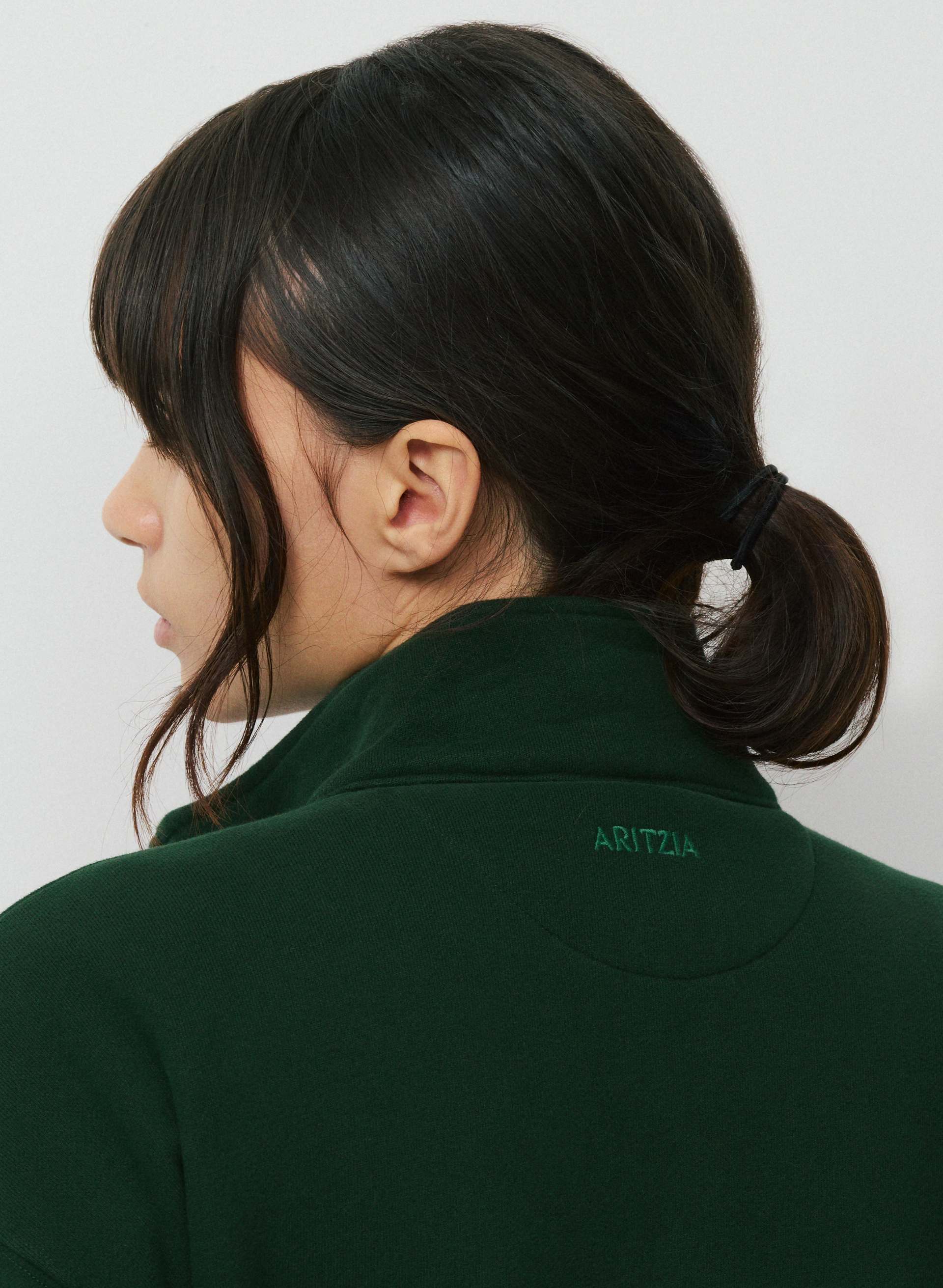 COZY SWEATFLEECE BOYFRIEND 1/2 ZIP | Aritzia