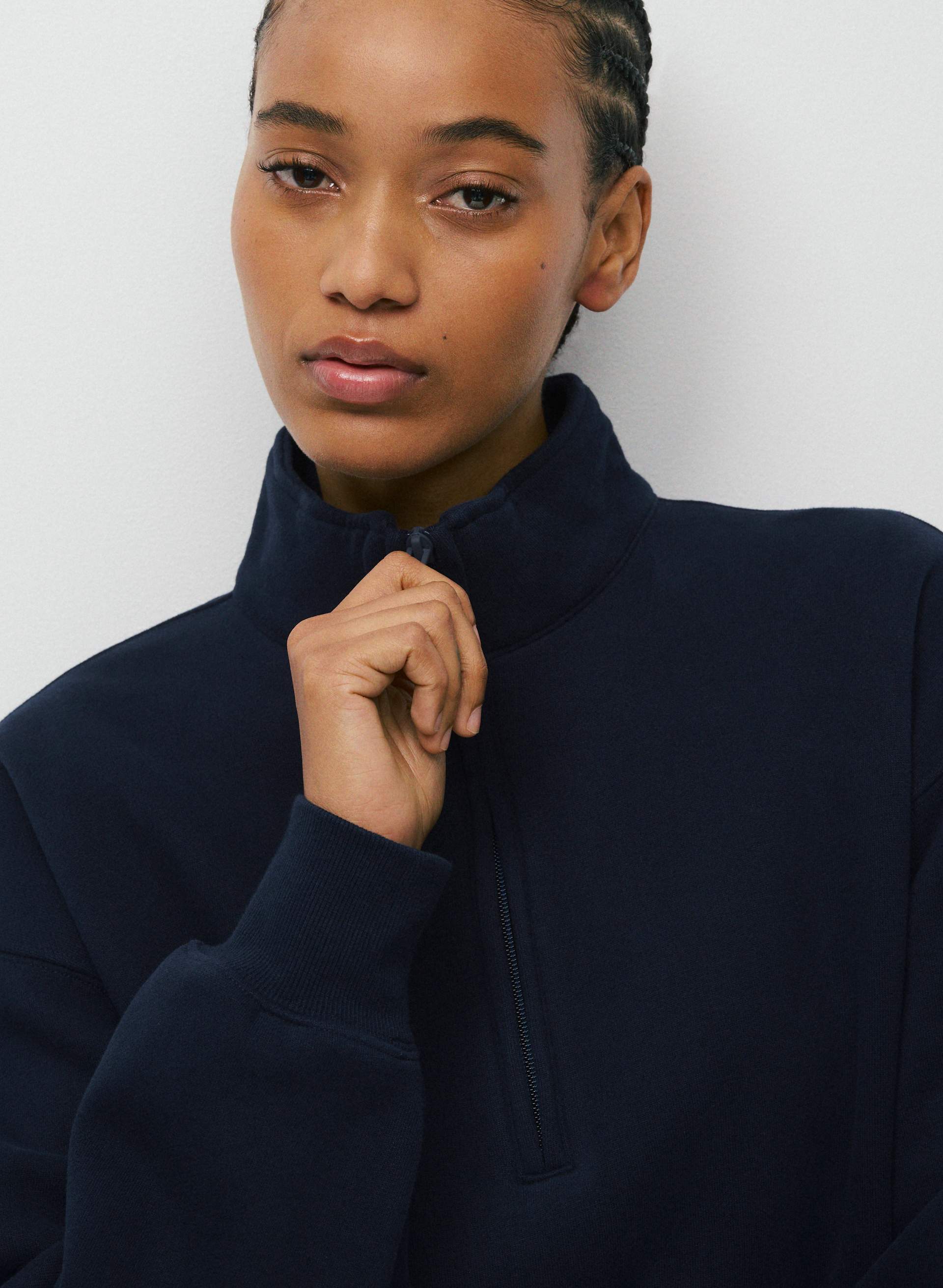Cozy Sweatfleece Boyfriend 1/2 Zip | Aritzia INTL