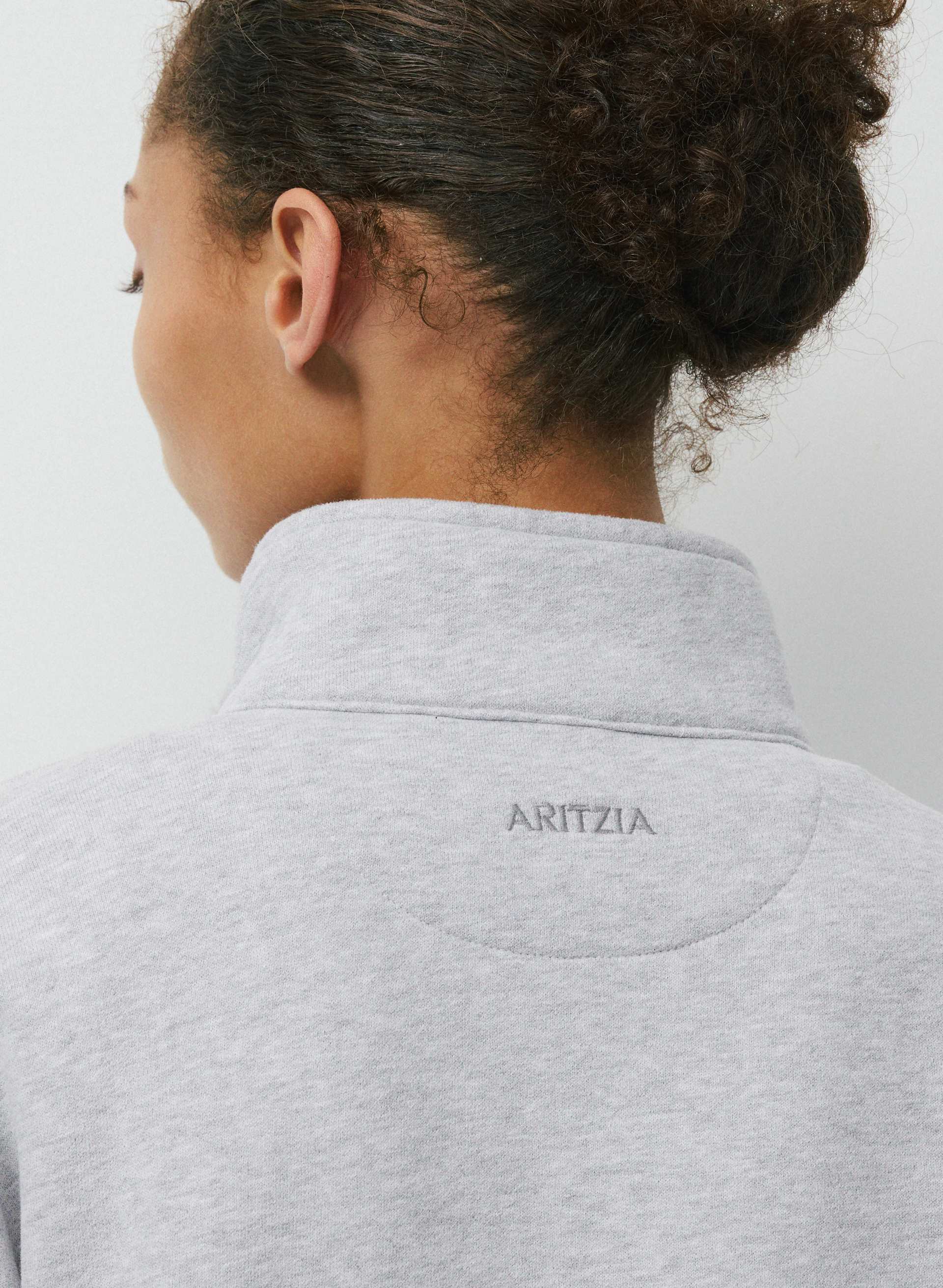 COZY SWEATFLEECE BOYFRIEND 1/2 ZIP | Aritzia