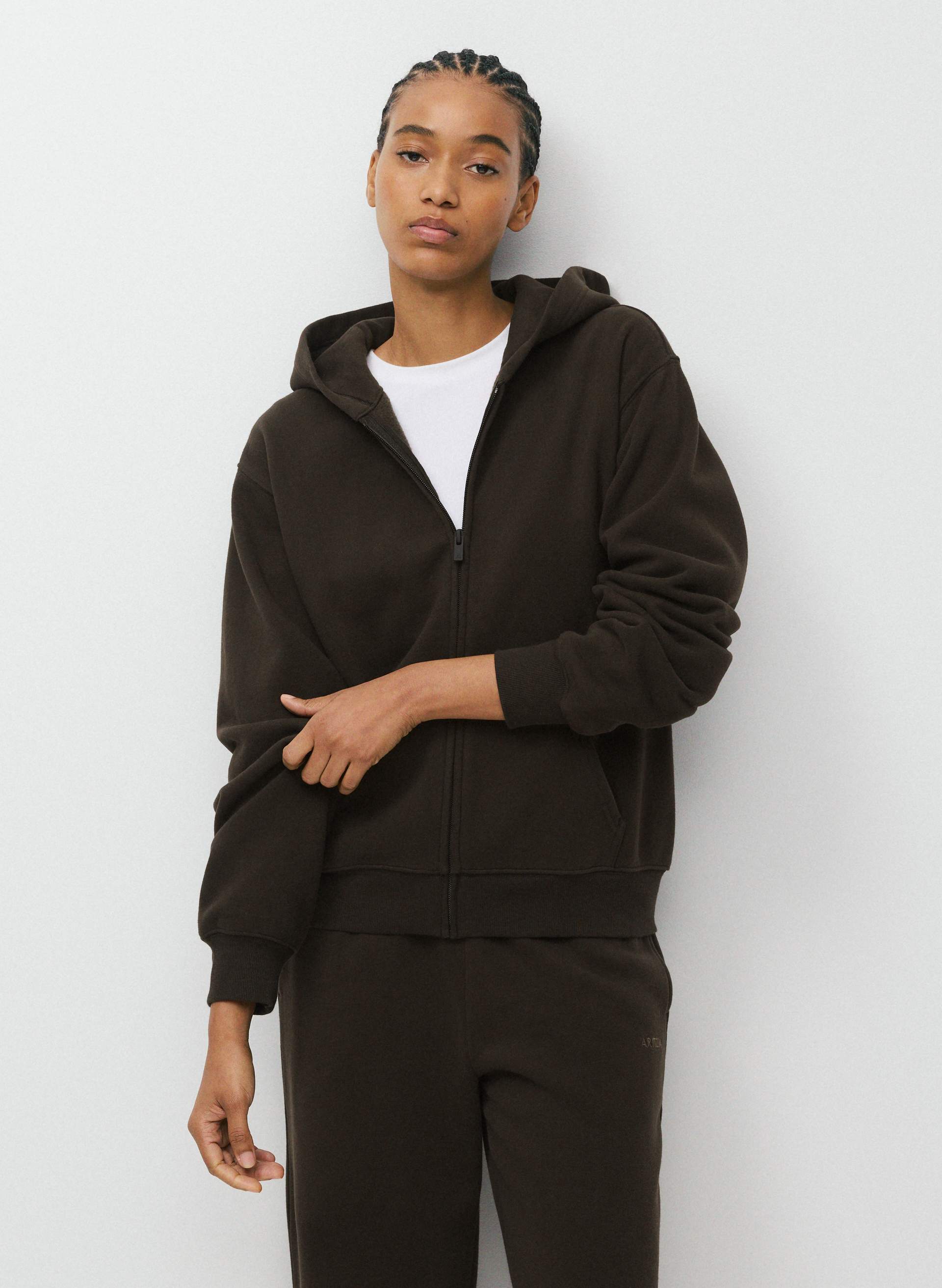 Cozy Sweatfleece Perfect Zip Hoodie | Aritzia US