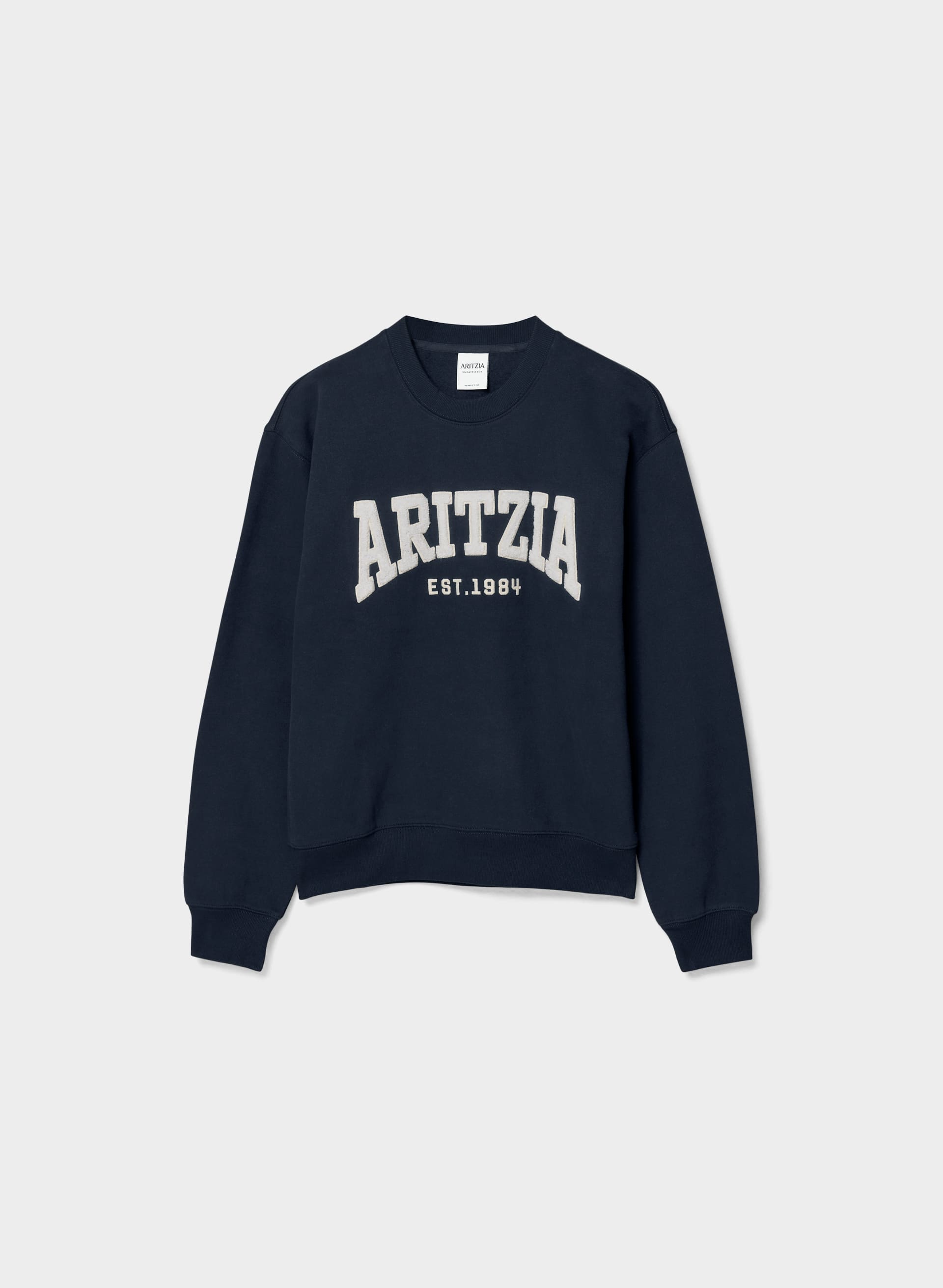 COZY SWEATFLEECE PERFECT CREW SWEATSHIRT | Aritzia
