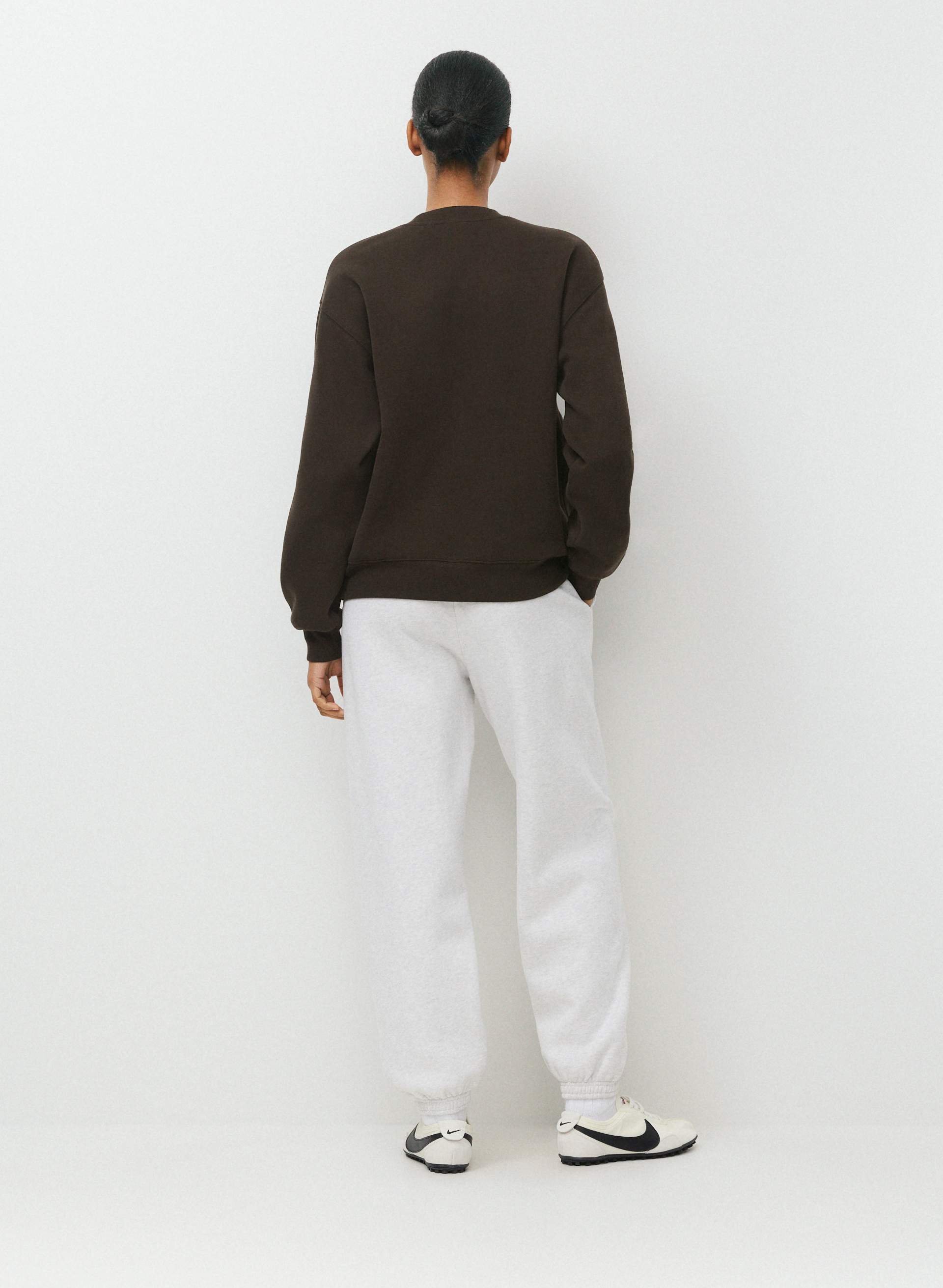 COZY SWEATFLEECE PERFECT CREW SWEATSHIRT | Aritzia