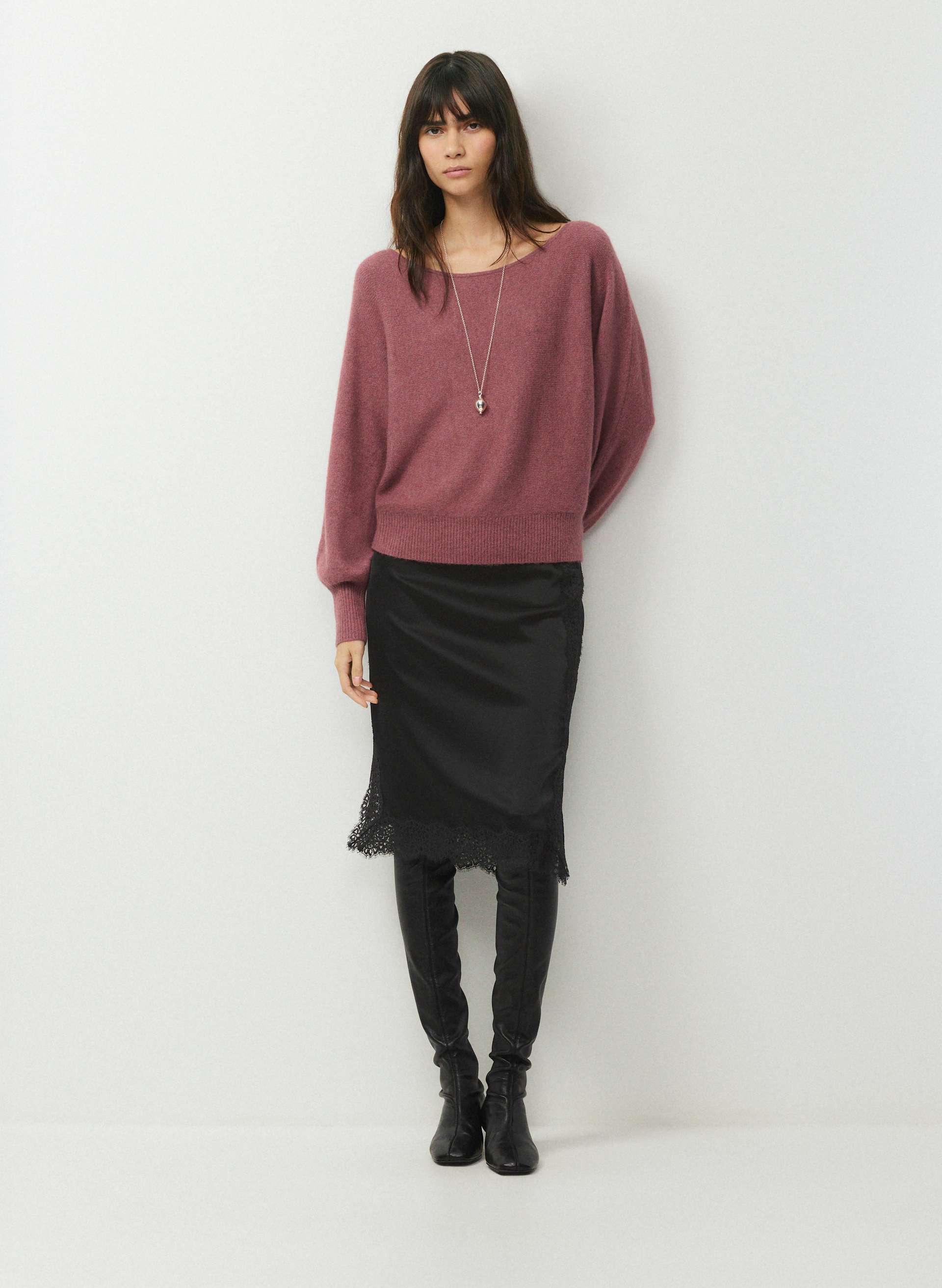 SOFTSPOKE™ RHODA SWEATER - Relaxed boatneck sweater. 