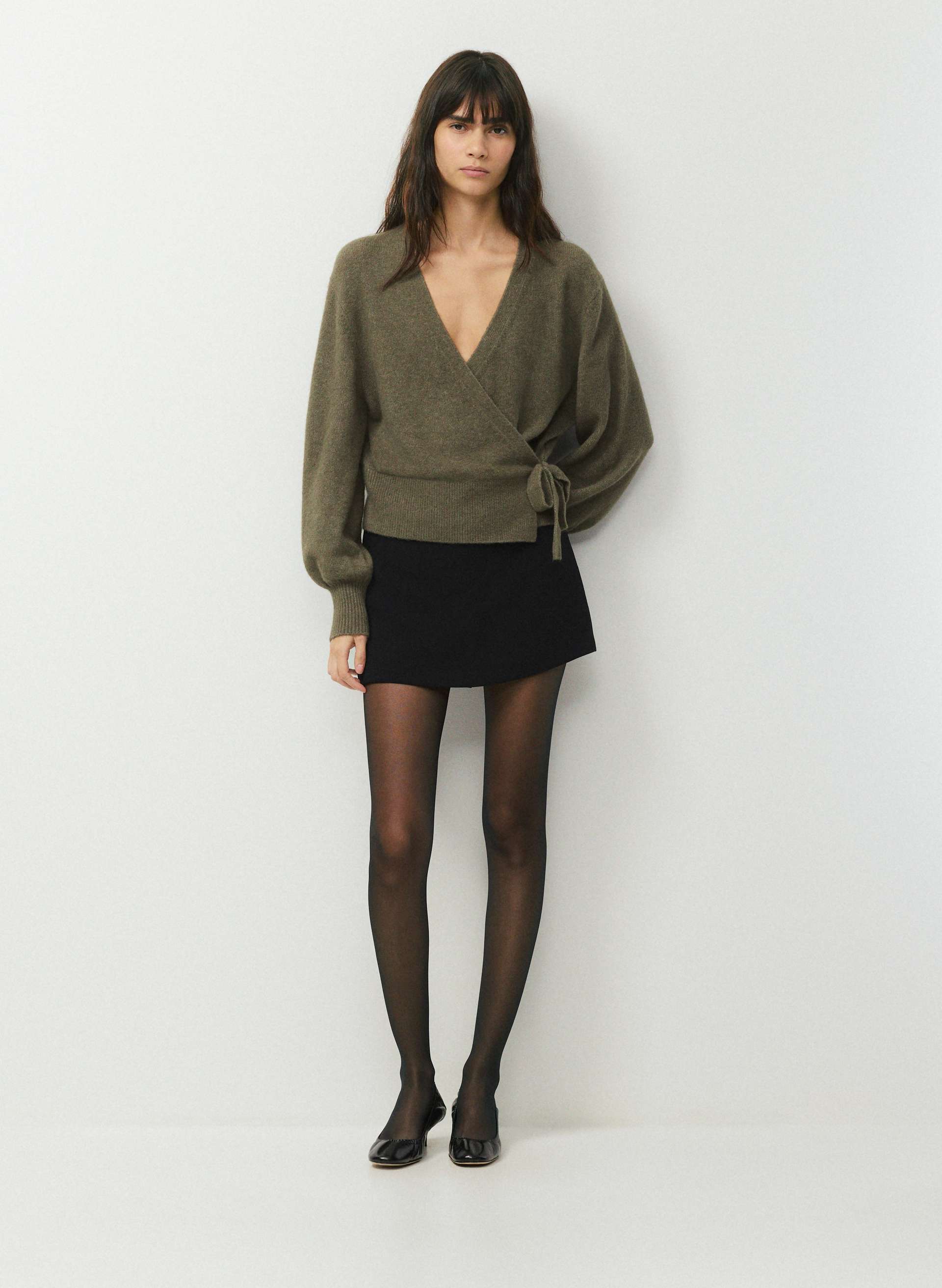 CHANDAIL CASSIDY CACHE-CŒUR - SOFTSPOKE™ - Chandail cache-cœur décontracté à encolure en V. 