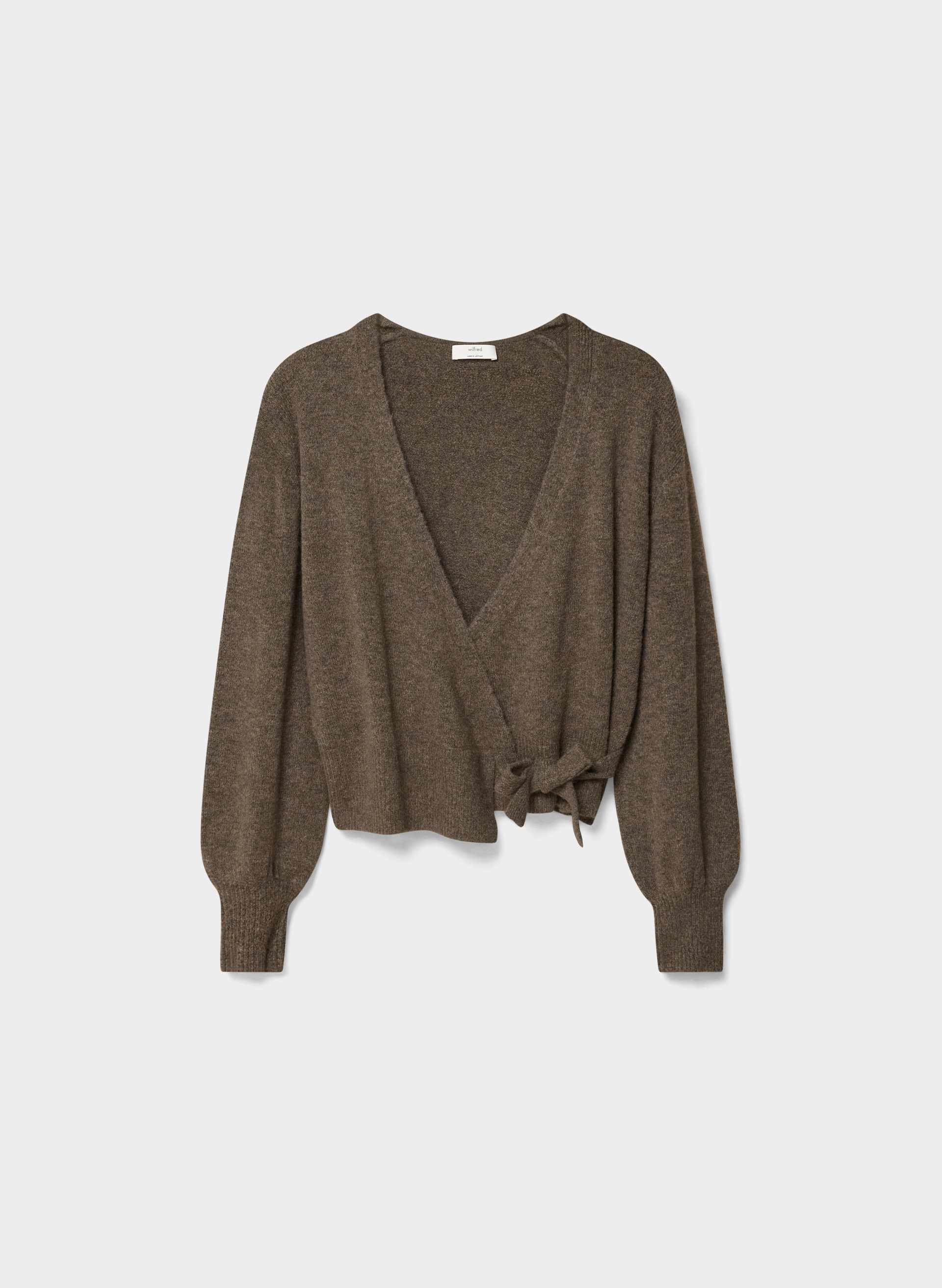 SOFTSPOKE™ CASSIDY WRAP SWEATER | Aritzia
