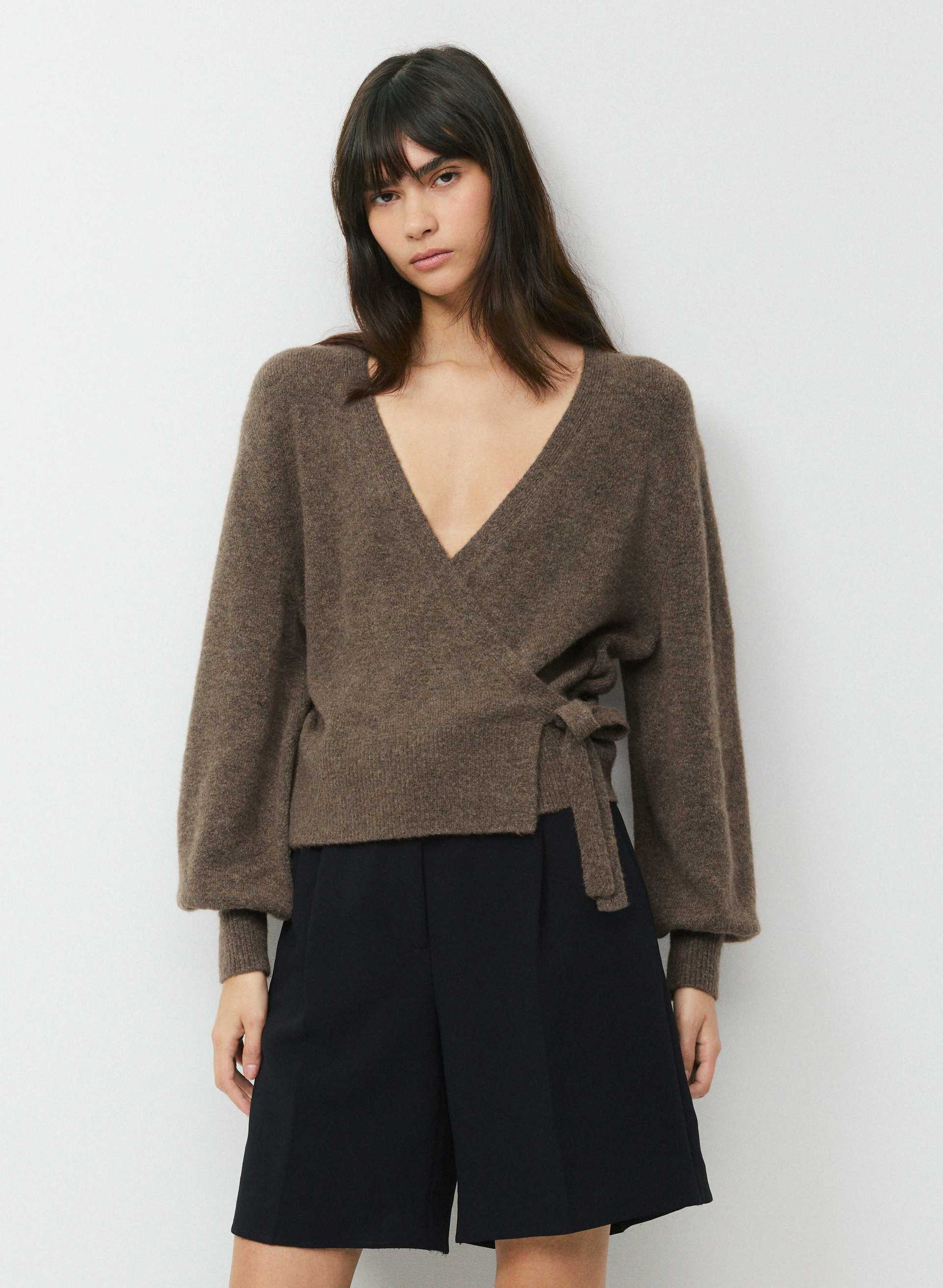 SOFTSPOKE™ CASSIDY WRAP SWEATER | Aritzia