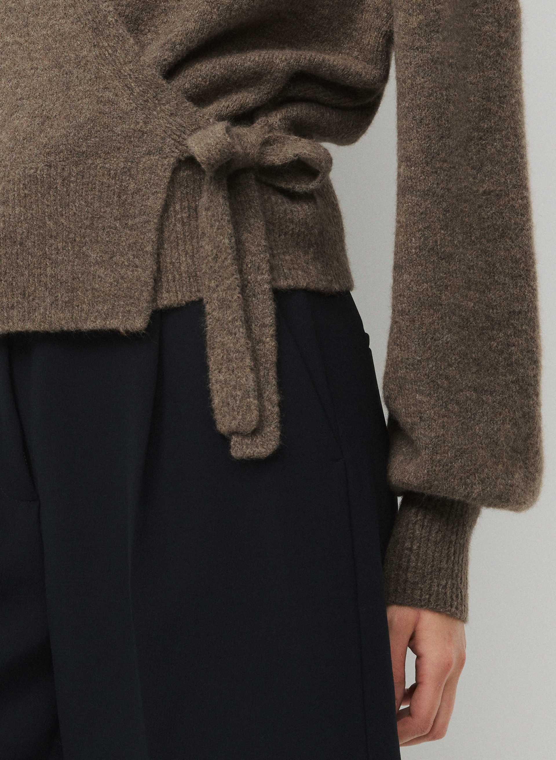 SOFTSPOKE™ CASSIDY WRAP SWEATER | Aritzia