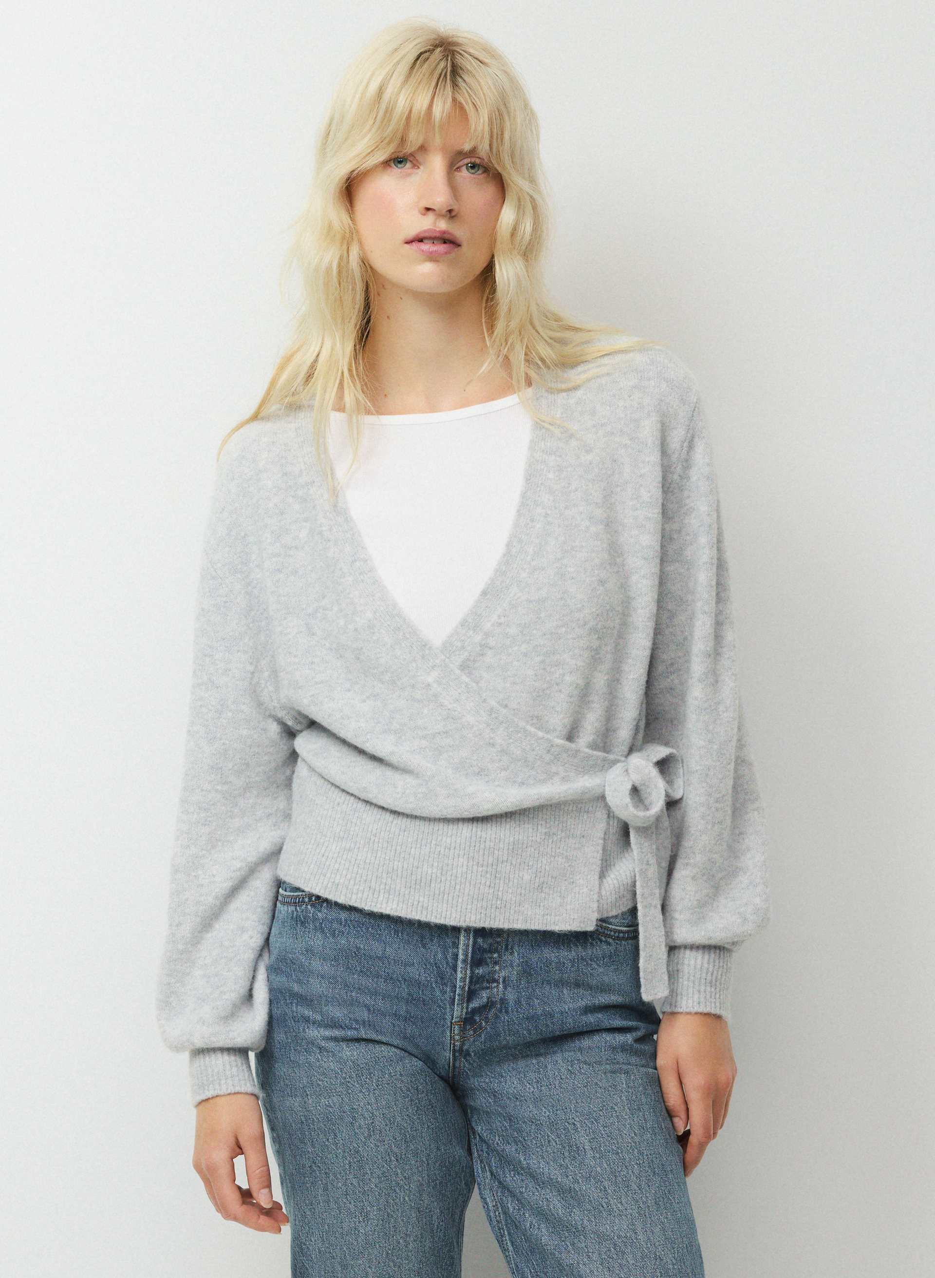 SOFTSPOKE™ CASSIDY WRAP SWEATER | Aritzia