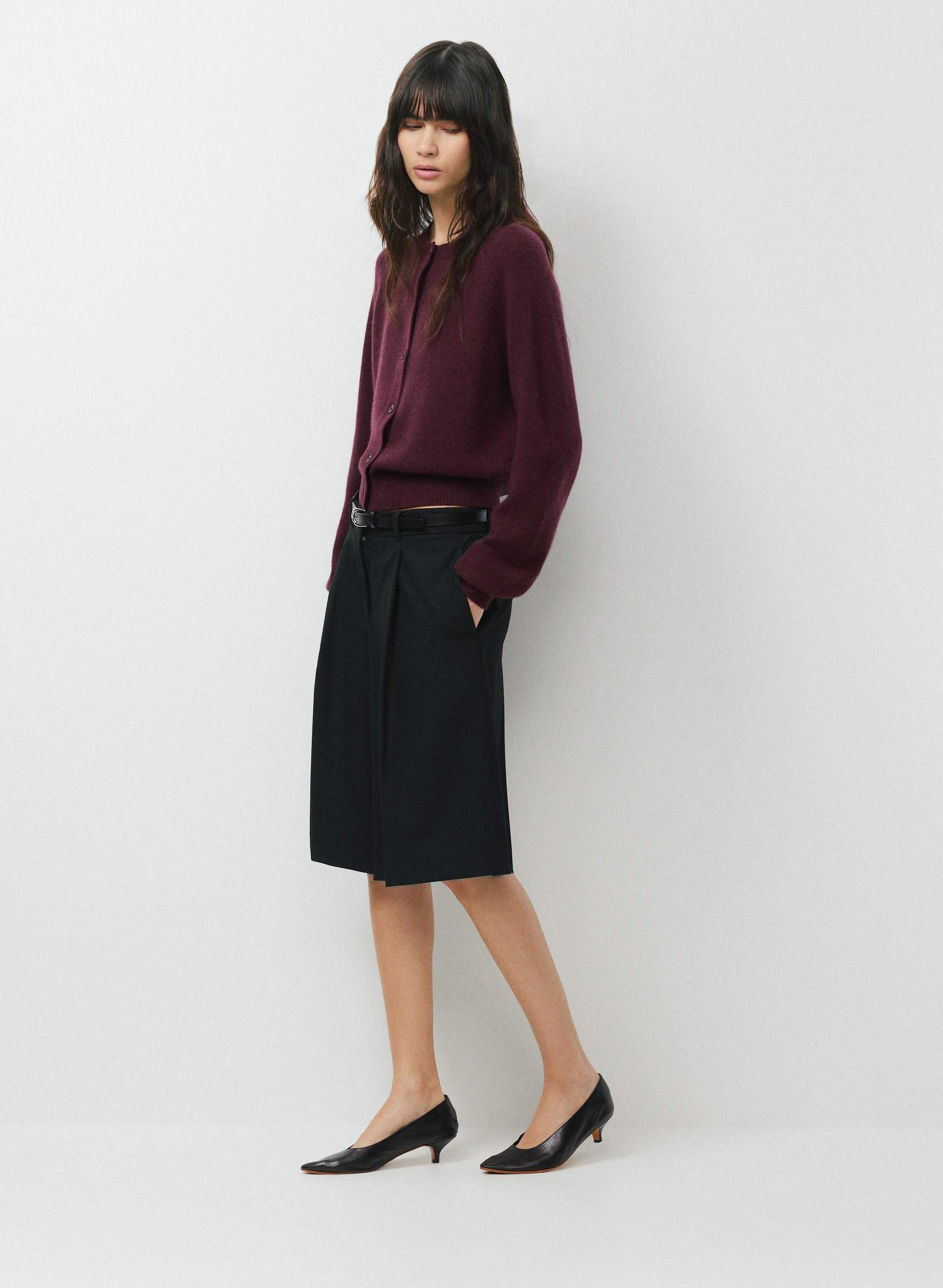 ESSENTIAL WOOL CASHMERE LONDON CARDIGAN | Aritzia
