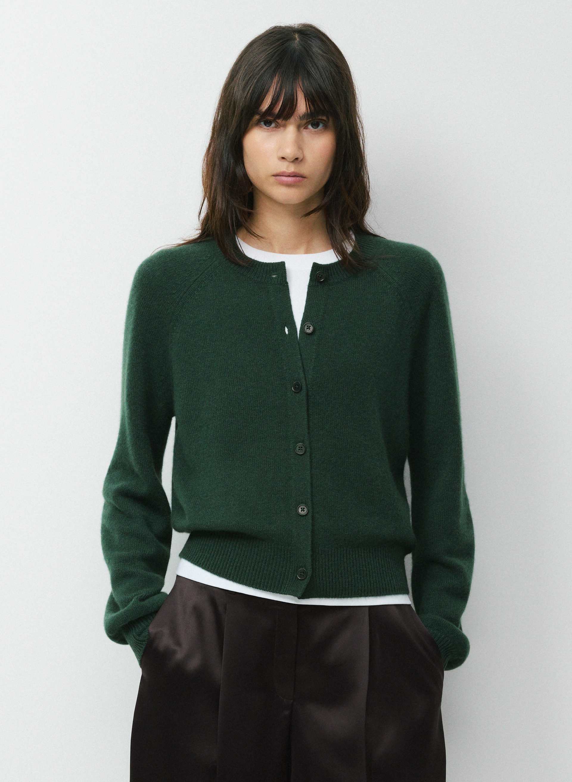 ESSENTIAL WOOL CASHMERE LONDON CARDIGAN | Aritzia