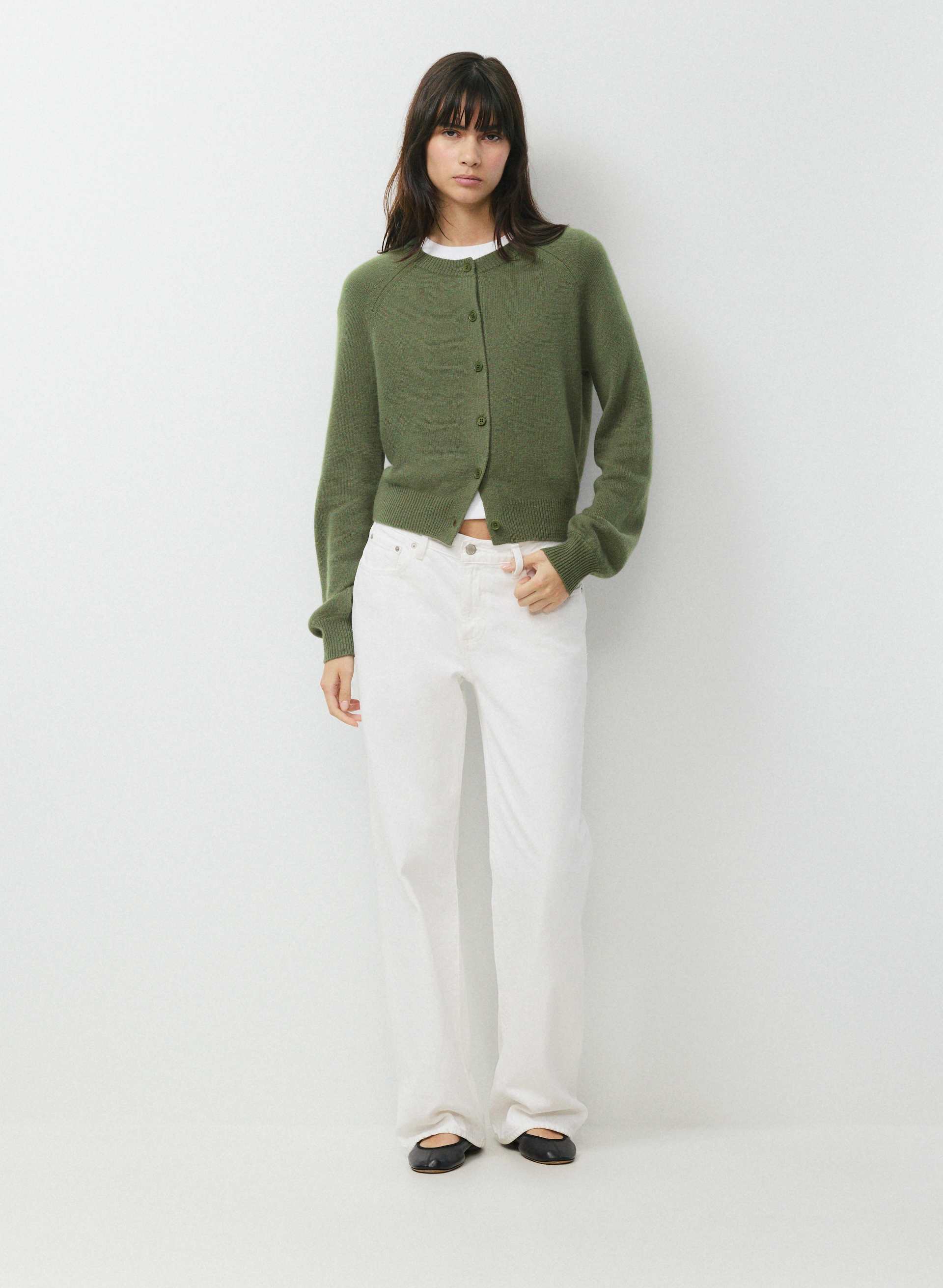 ESSENTIAL WOOL CASHMERE LONDON CARDIGAN | Aritzia