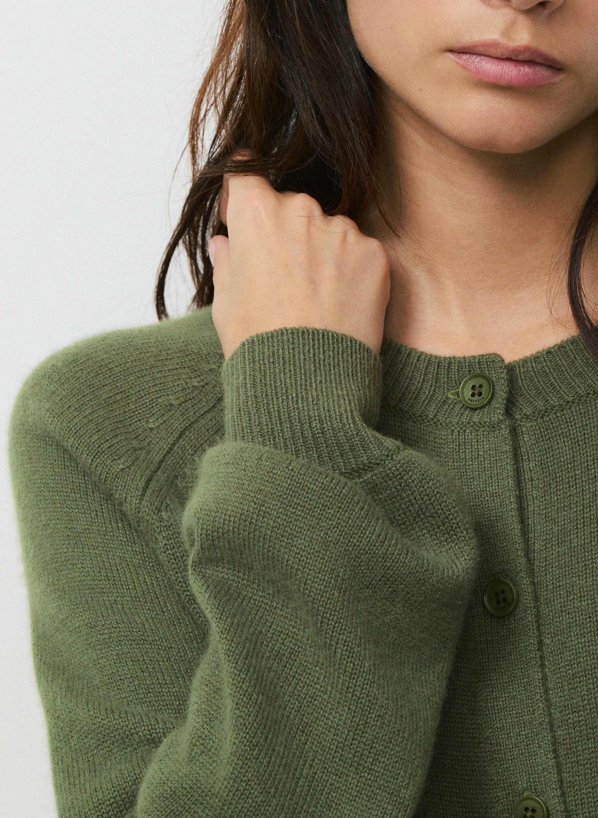 ESSENTIAL WOOL CASHMERE LONDON CARDIGAN | Aritzia