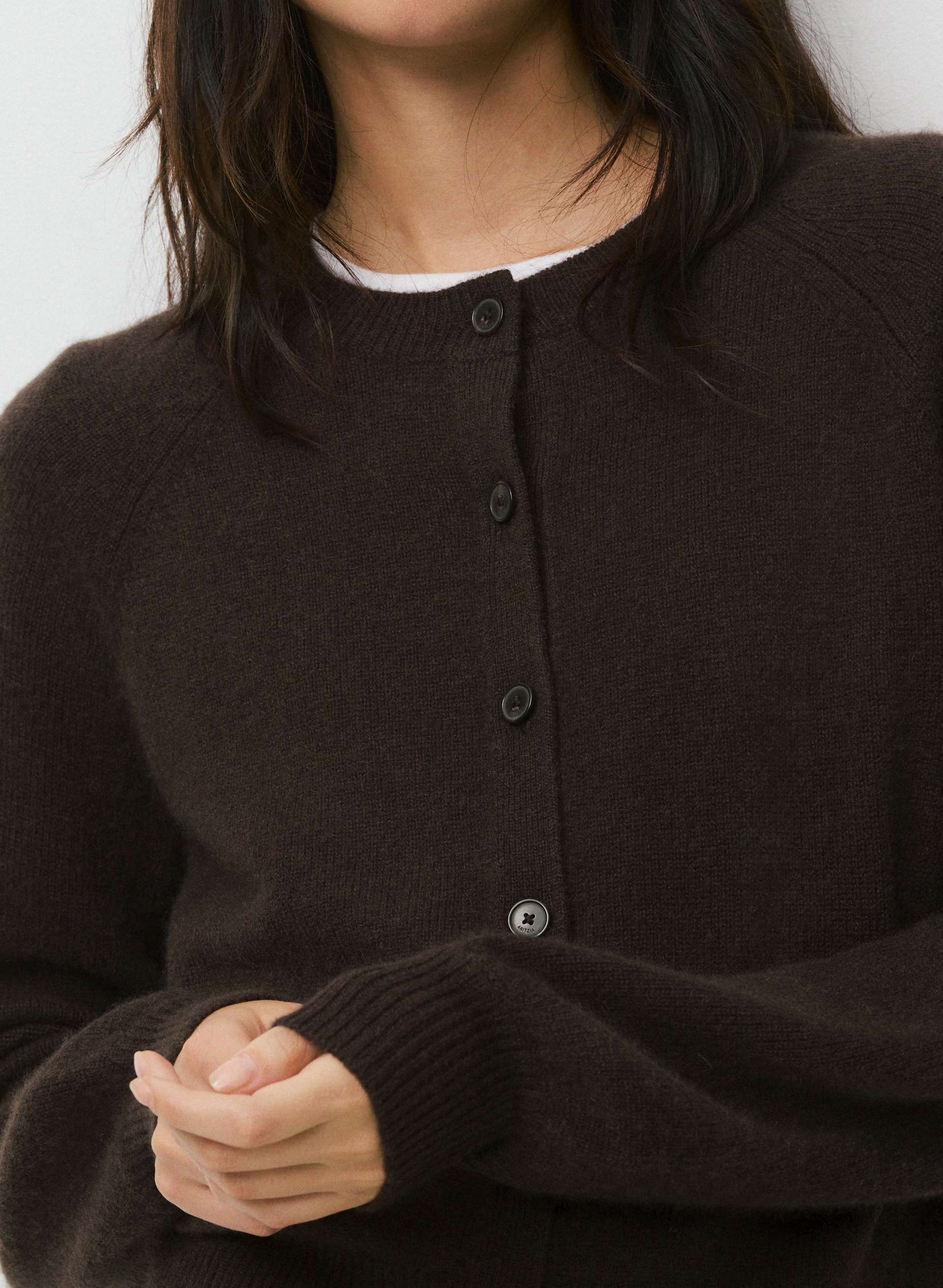 Essential Wool Cashmere London Cardigan | Aritzia US
