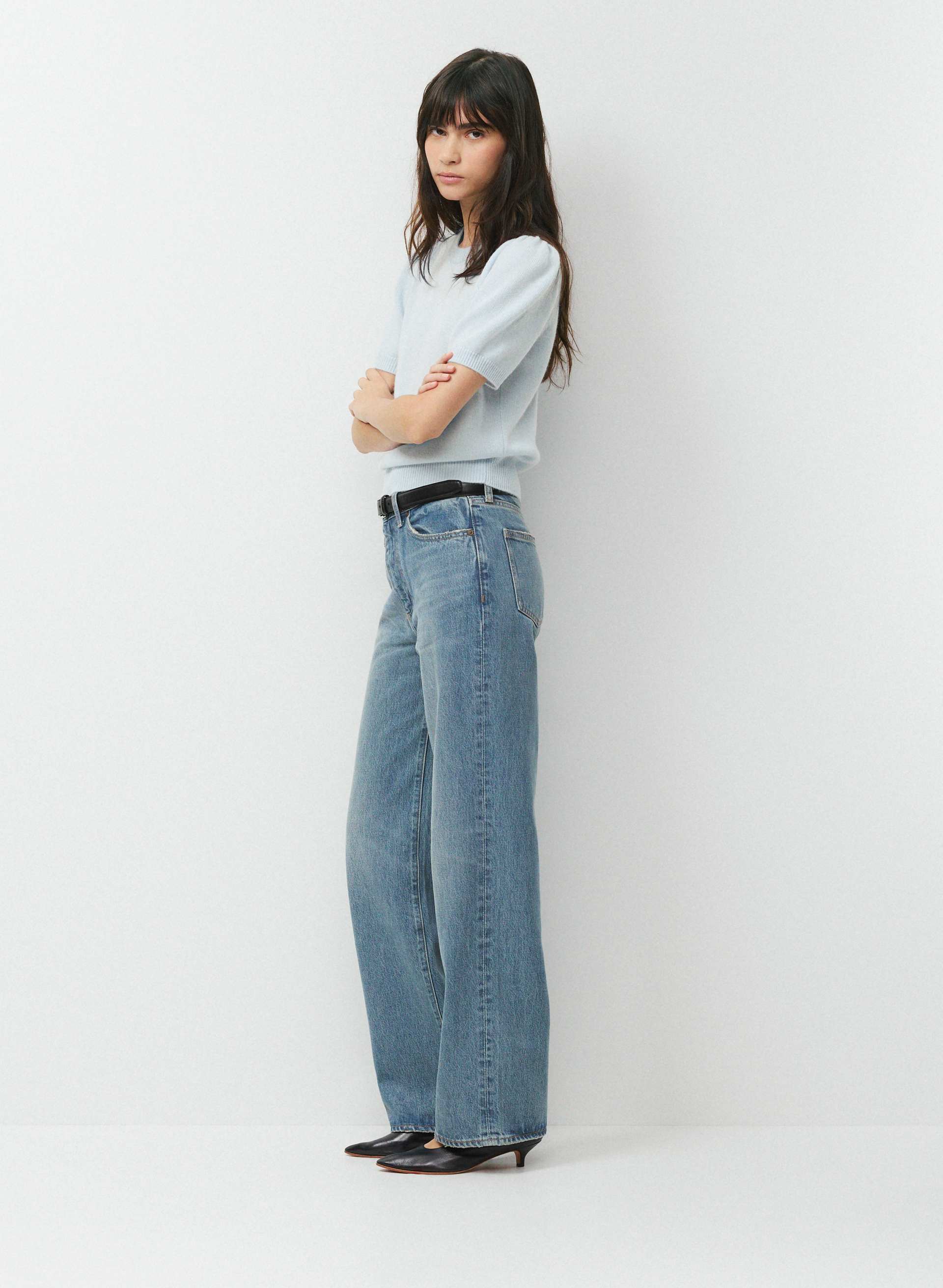 ESSENTIAL WOOL CASHMERE CHERUB SWEATER | Aritzia