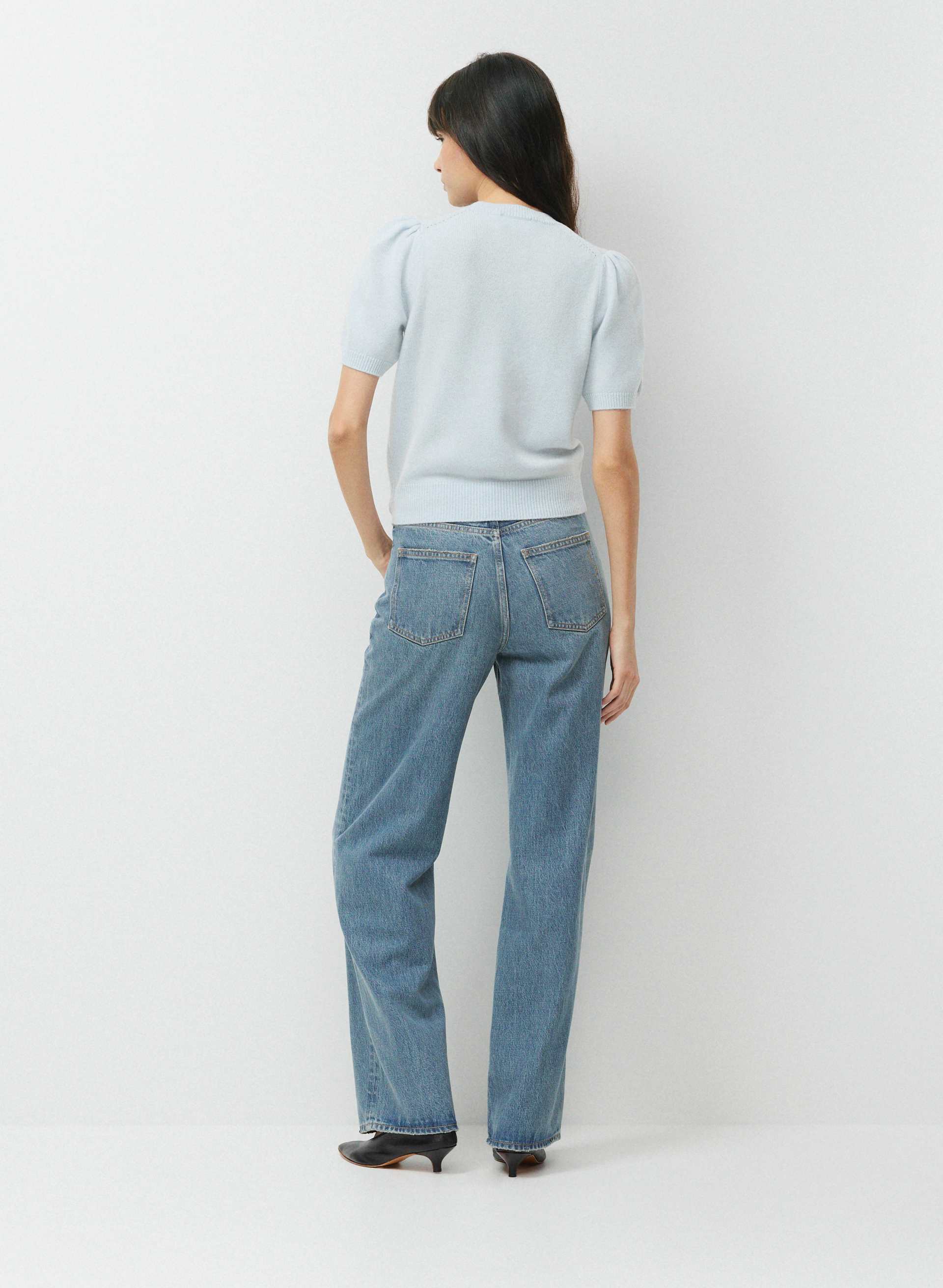 ESSENTIAL WOOL CASHMERE CHERUB SWEATER | Aritzia