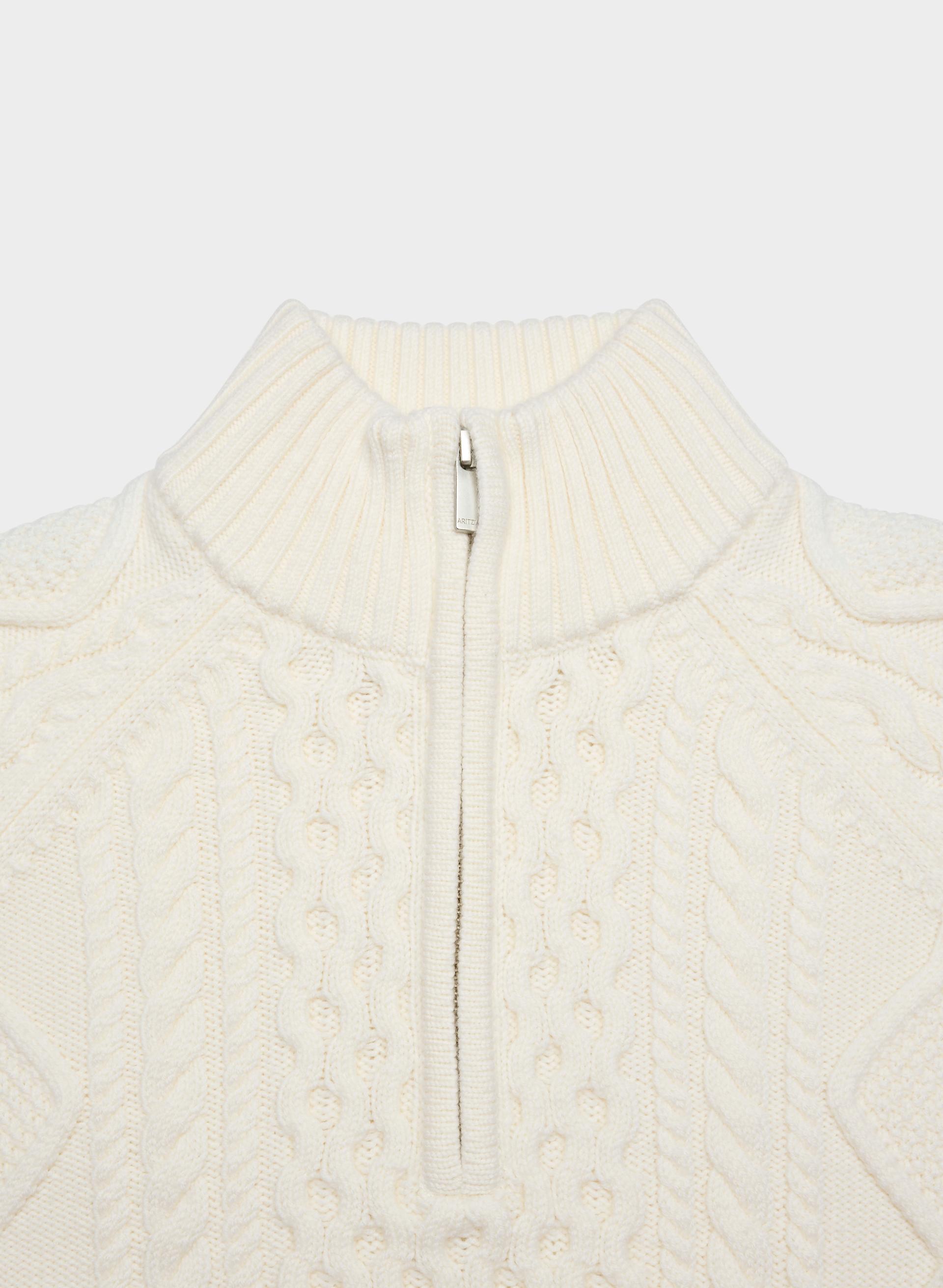 CHANDAIL MASTERY F. ÉCL. ¼ - LAINE MÉRINOS | Aritzia