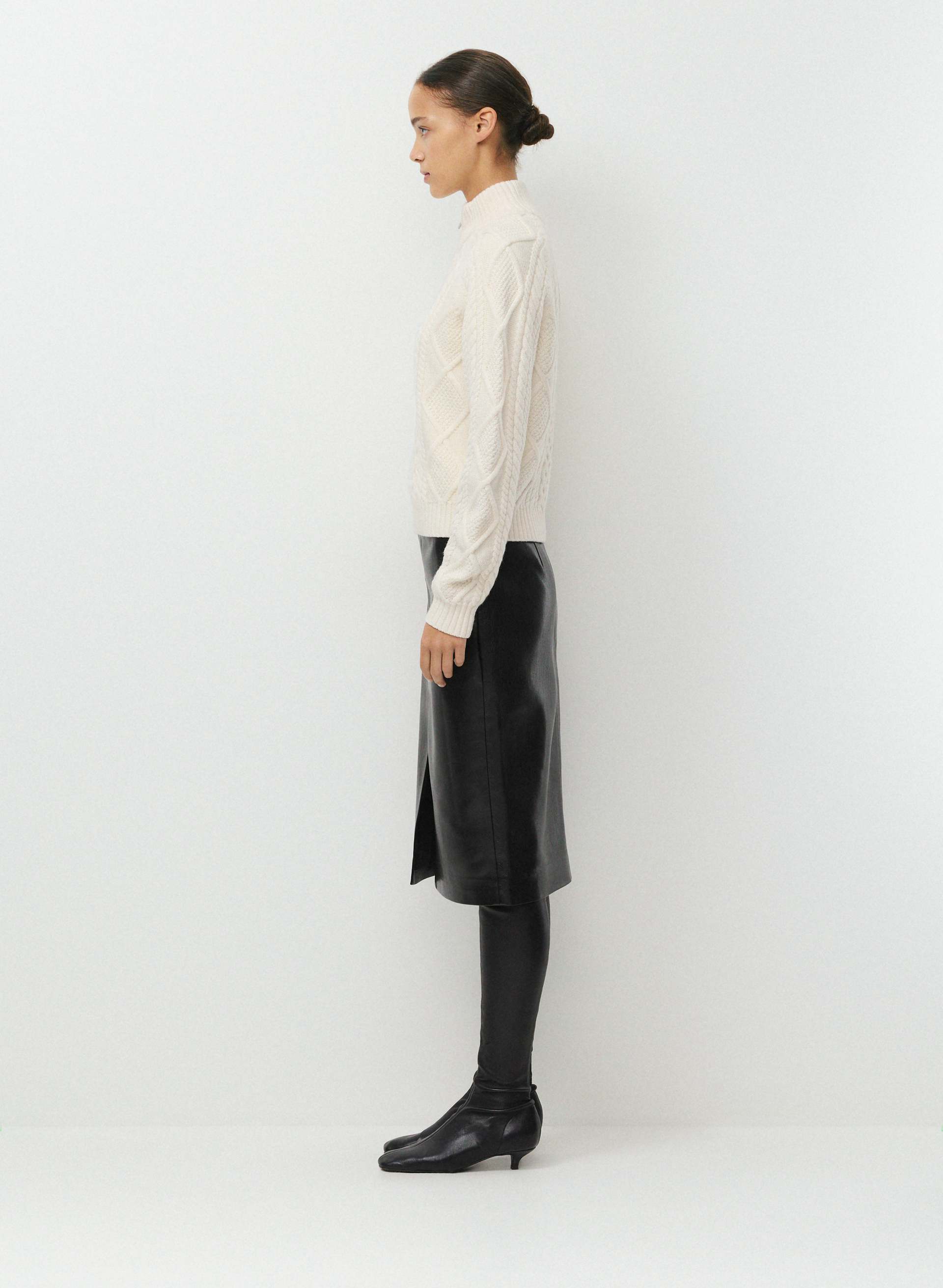 CHANDAIL MASTERY F. ÉCL. ¼ - LAINE MÉRINOS | Aritzia