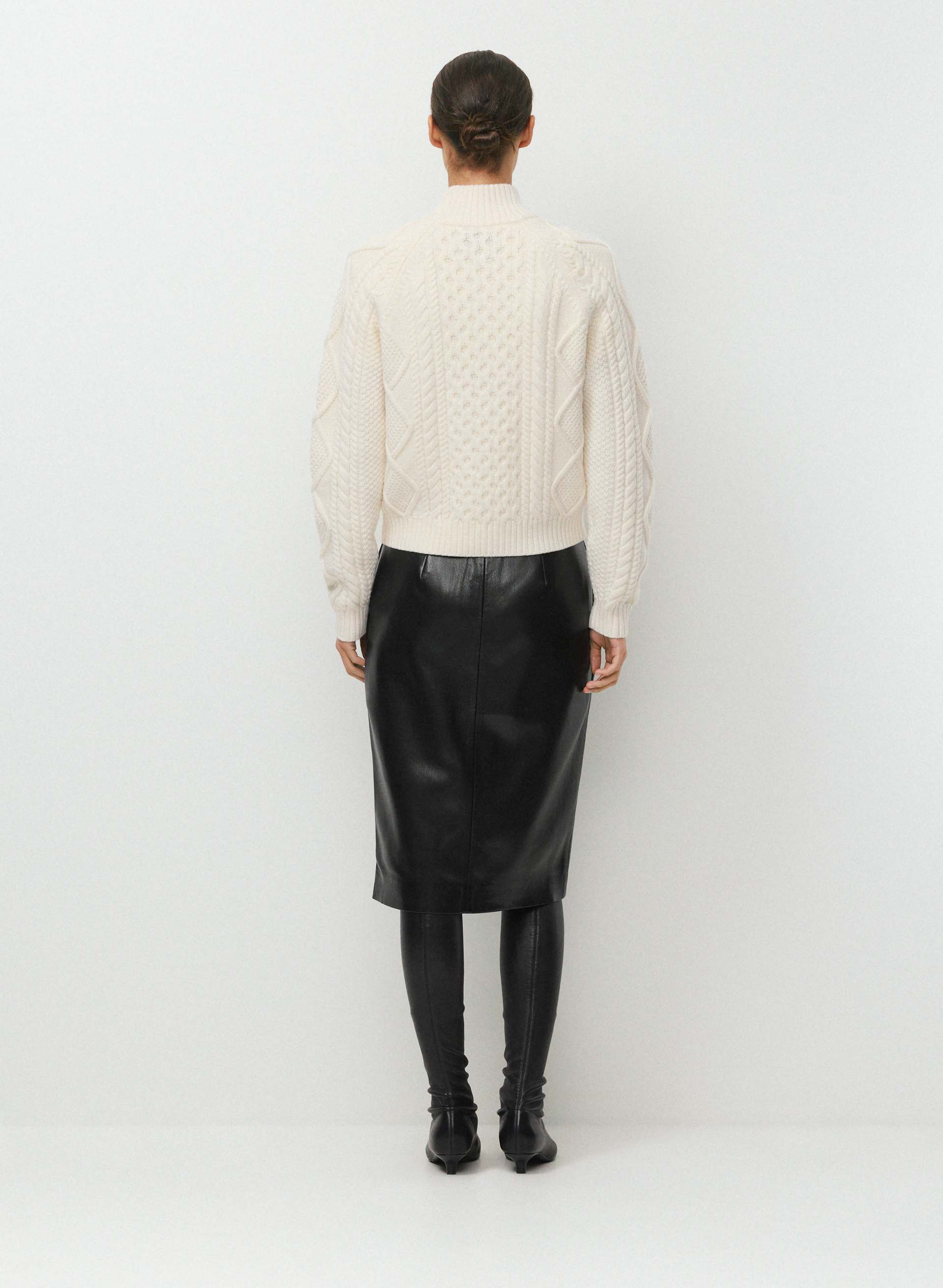 CHANDAIL MASTERY F. ÉCL. ¼ - LAINE MÉRINOS | Aritzia