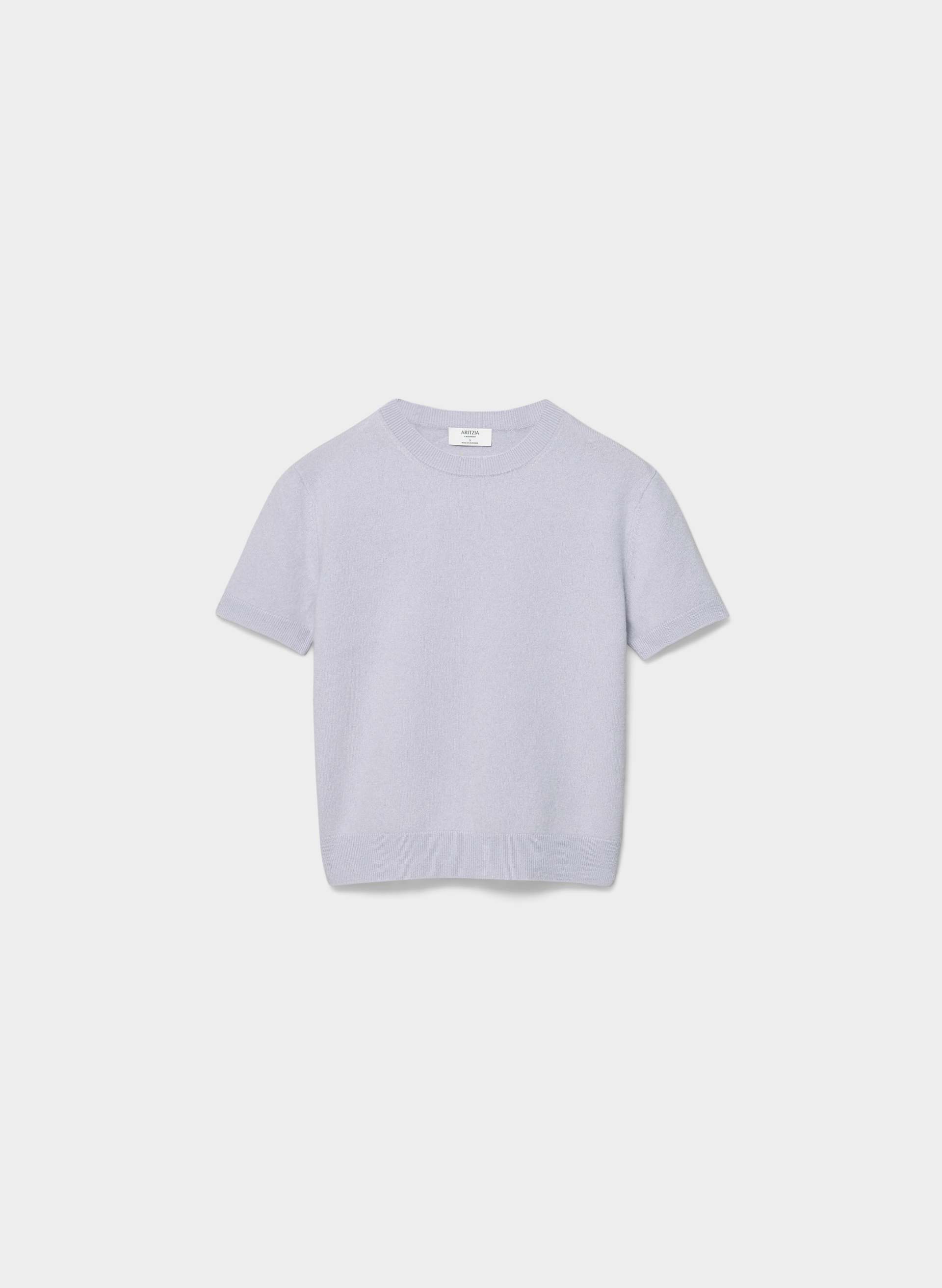BARE CASHMERE BLOOR SHORTSLEEVE SWEATER | Aritzia