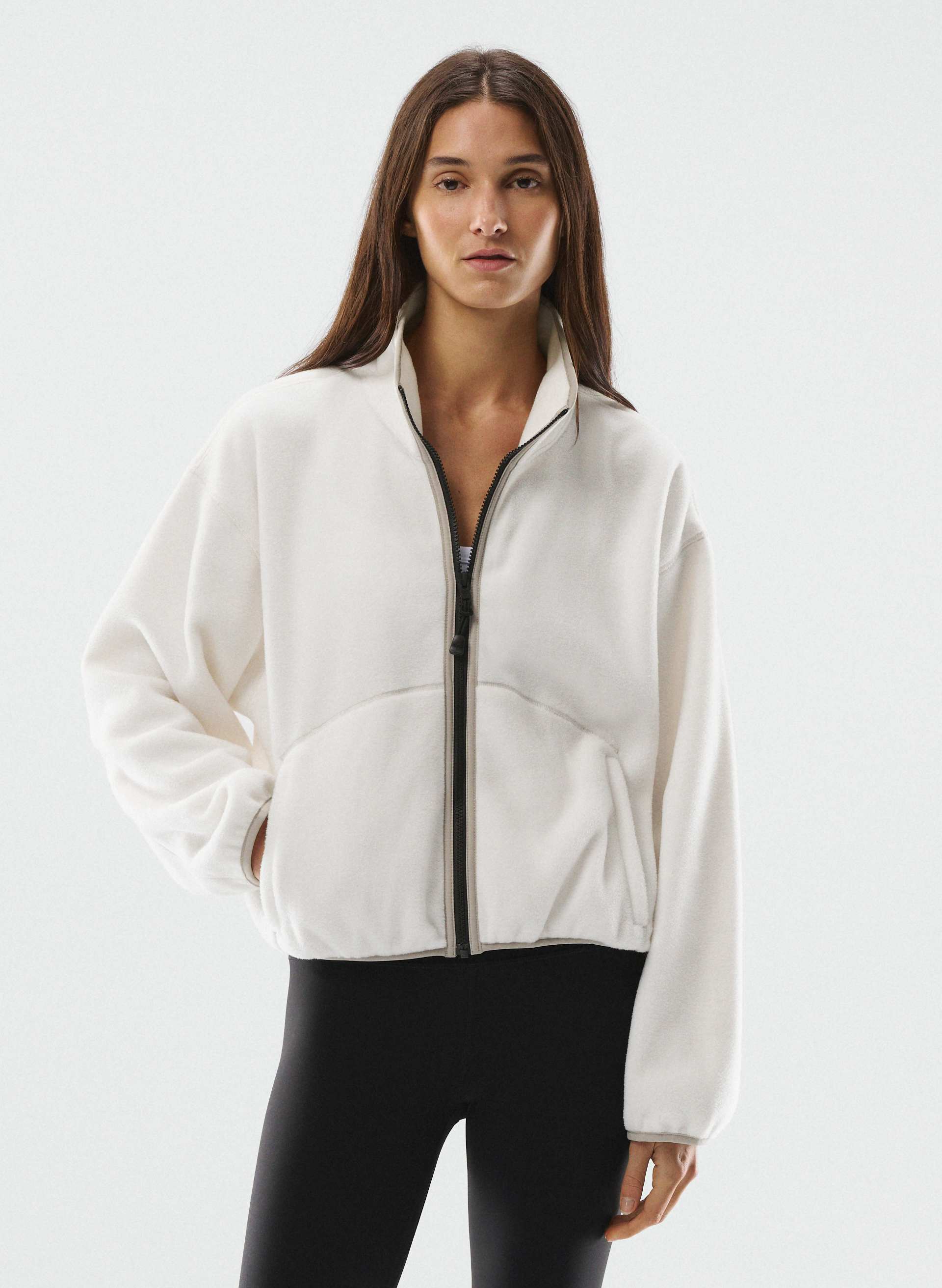 PLATEAU ZIP-UP - BIGFOOT FLEECE - Bigfoot Fleece oversized mockneck zip-up. 