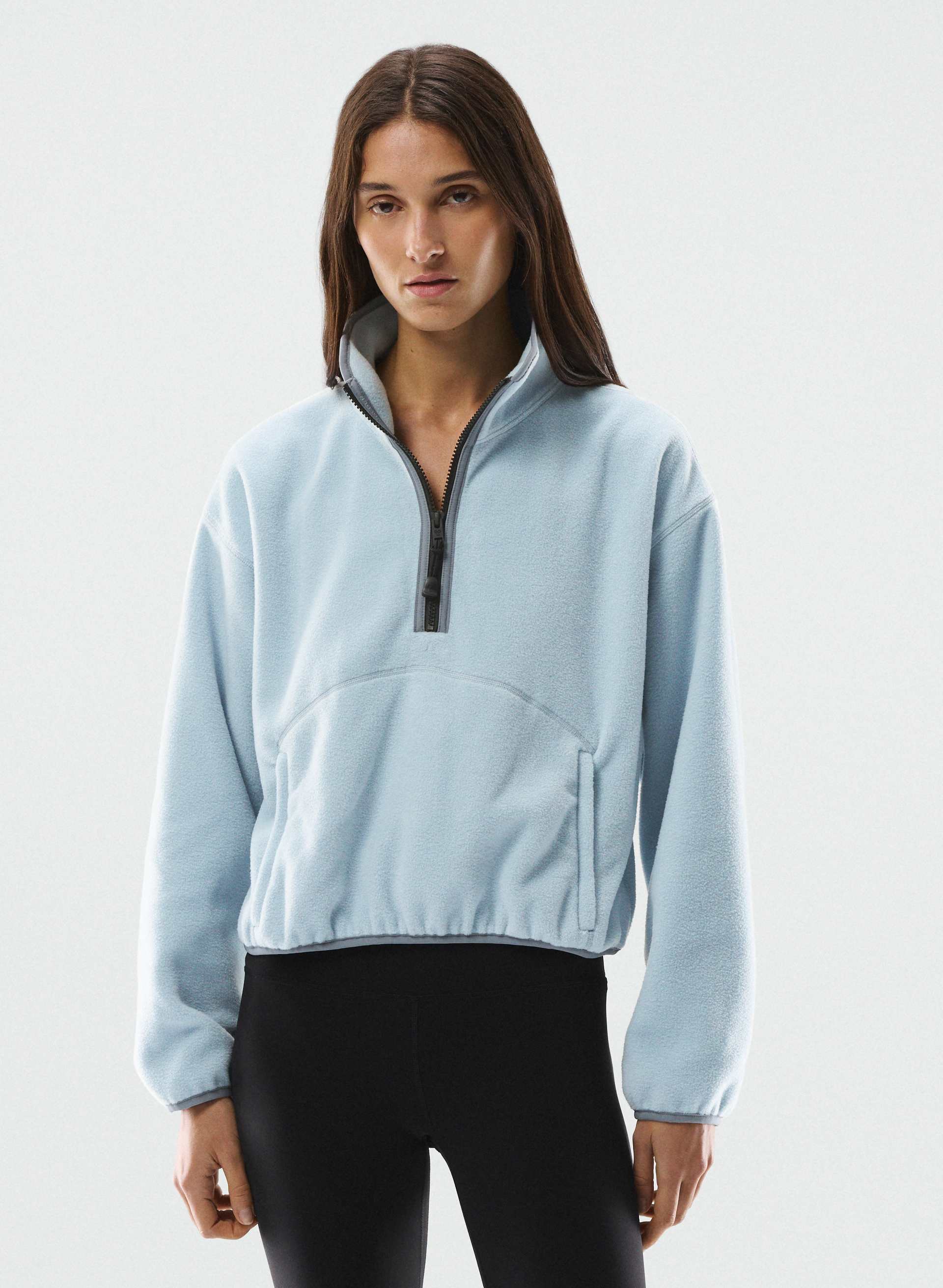 TERRAIN 1/2 ZIP - BIGFOOT FLEECE - Oversized Bigfoot Fleece half-zip mockneck. 