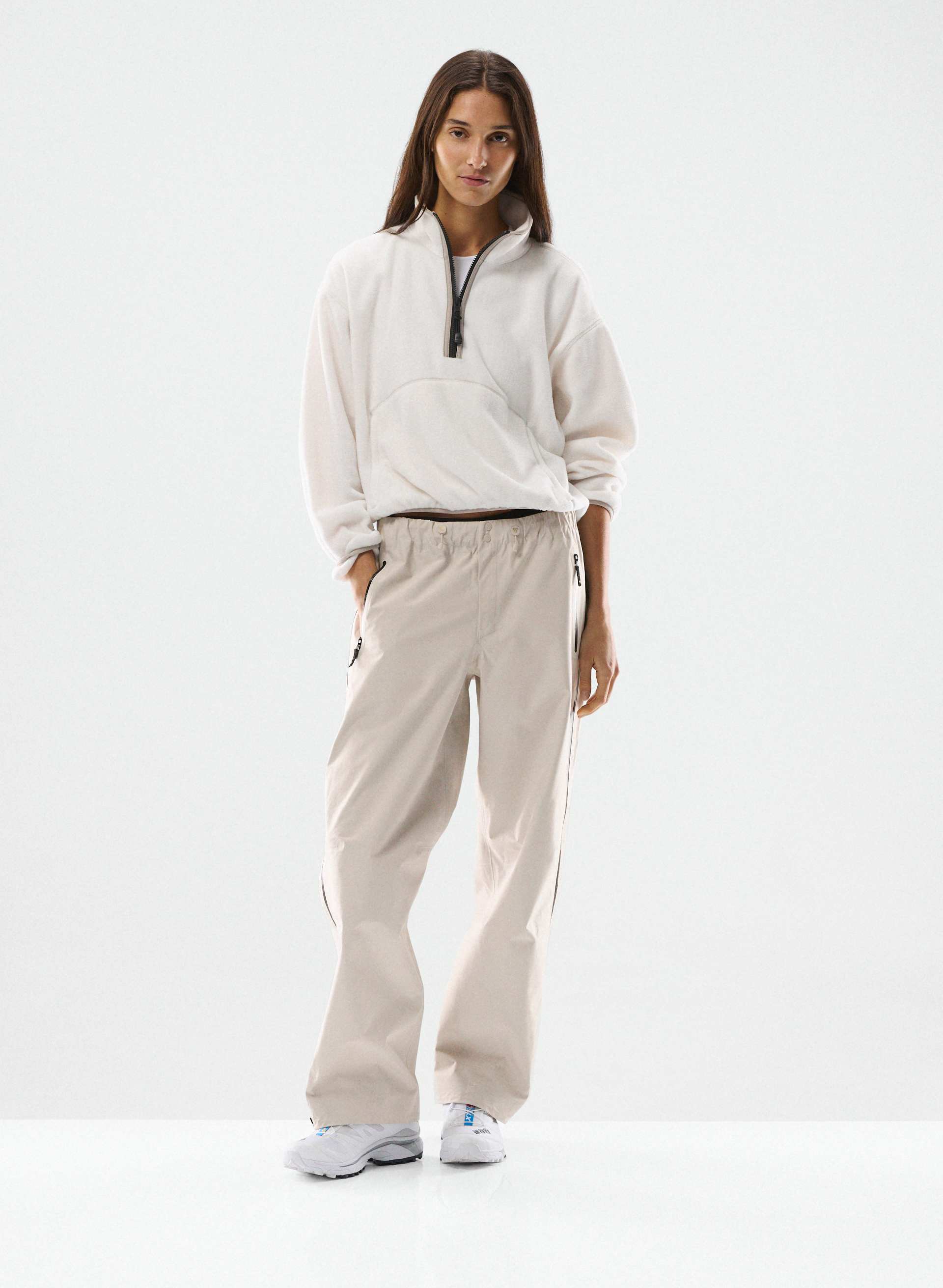 TERRAIN 1/2 ZIP - BIGFOOT FLEECE - Oversized Bigfoot Fleece half-zip mockneck. 