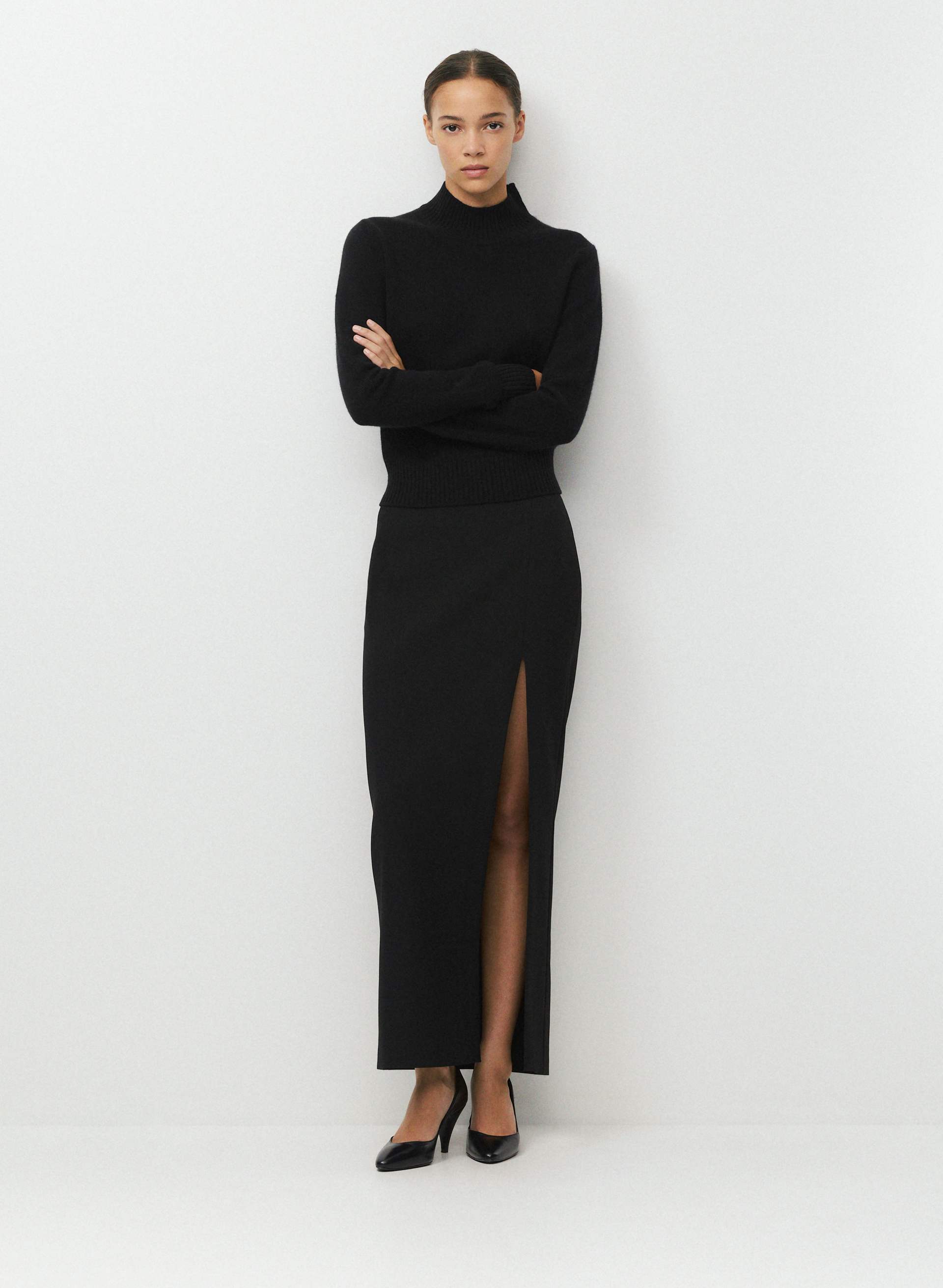 Essential Cashmere Folio Mockneck | Aritzia INTL