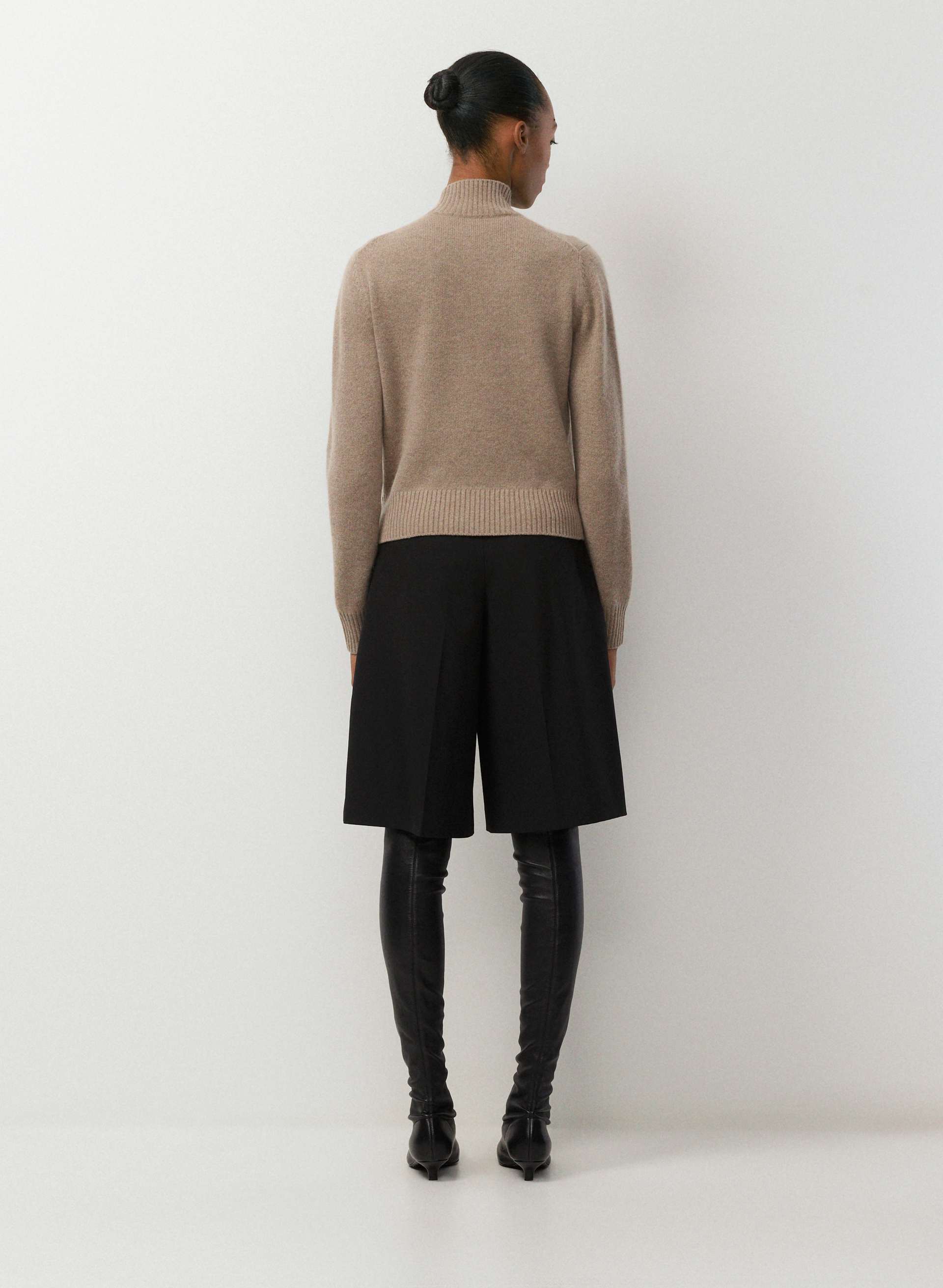ESSENTIAL CASHMERE FOLIO MOCKNECK | Aritzia