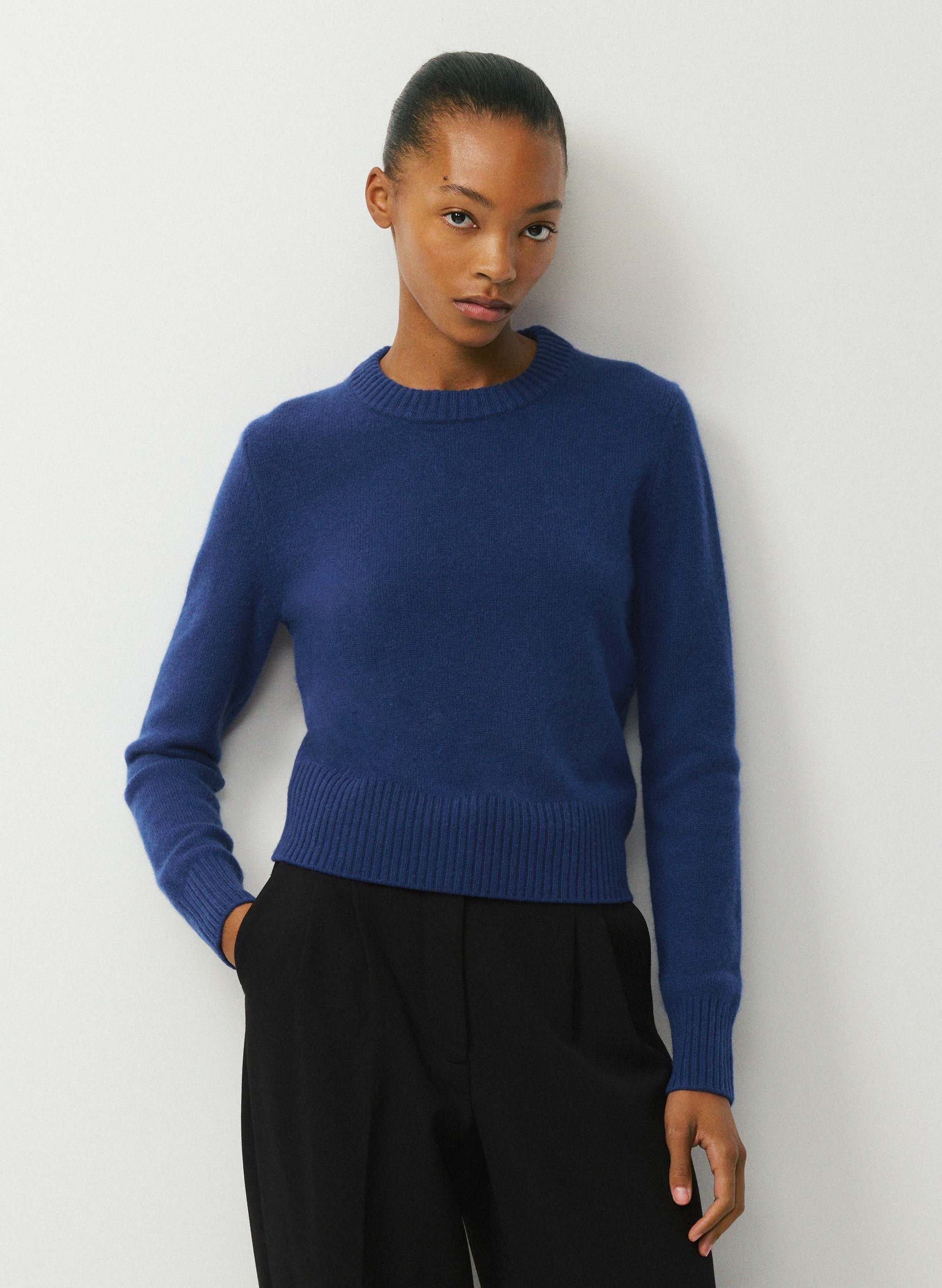 ESSENTIAL CASHMERE NOUVEAU SWEATER | Aritzia