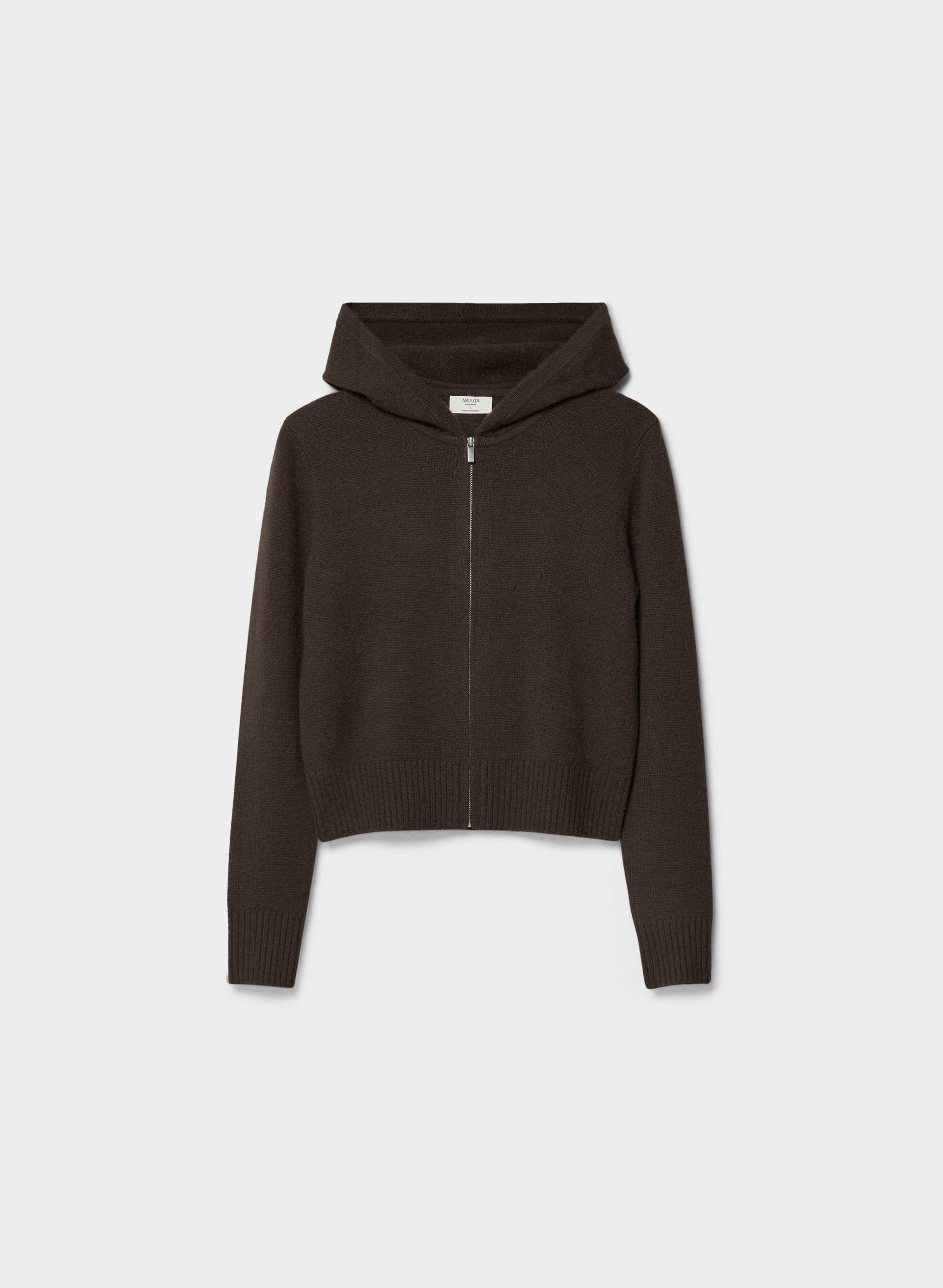 Essential Cashmere Idyllic Zip Hoodie | Aritzia US