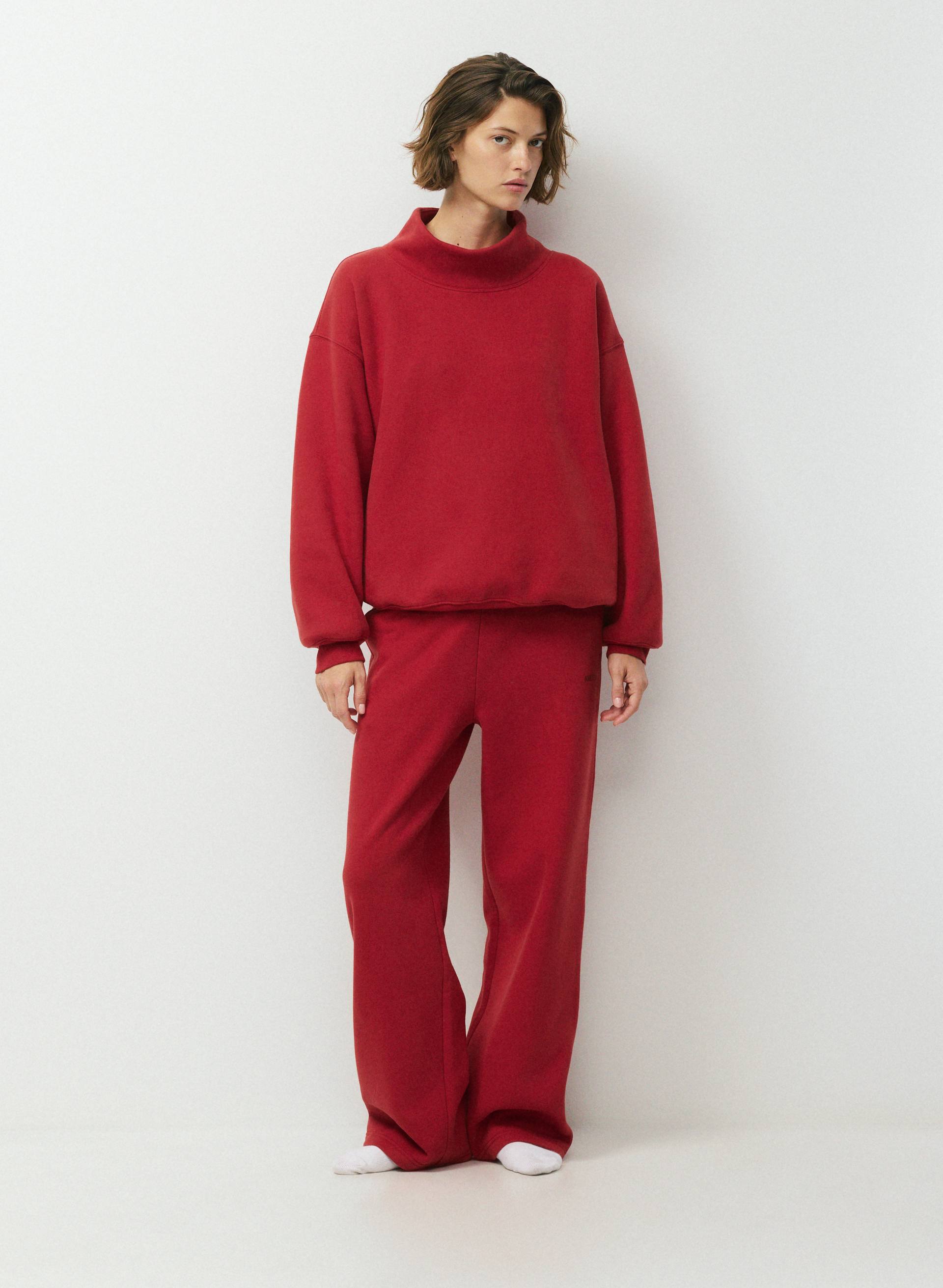 COZY SWEATFLEECE MEGA FUNNEL NECK - Oversized fleece funnel neck. 
